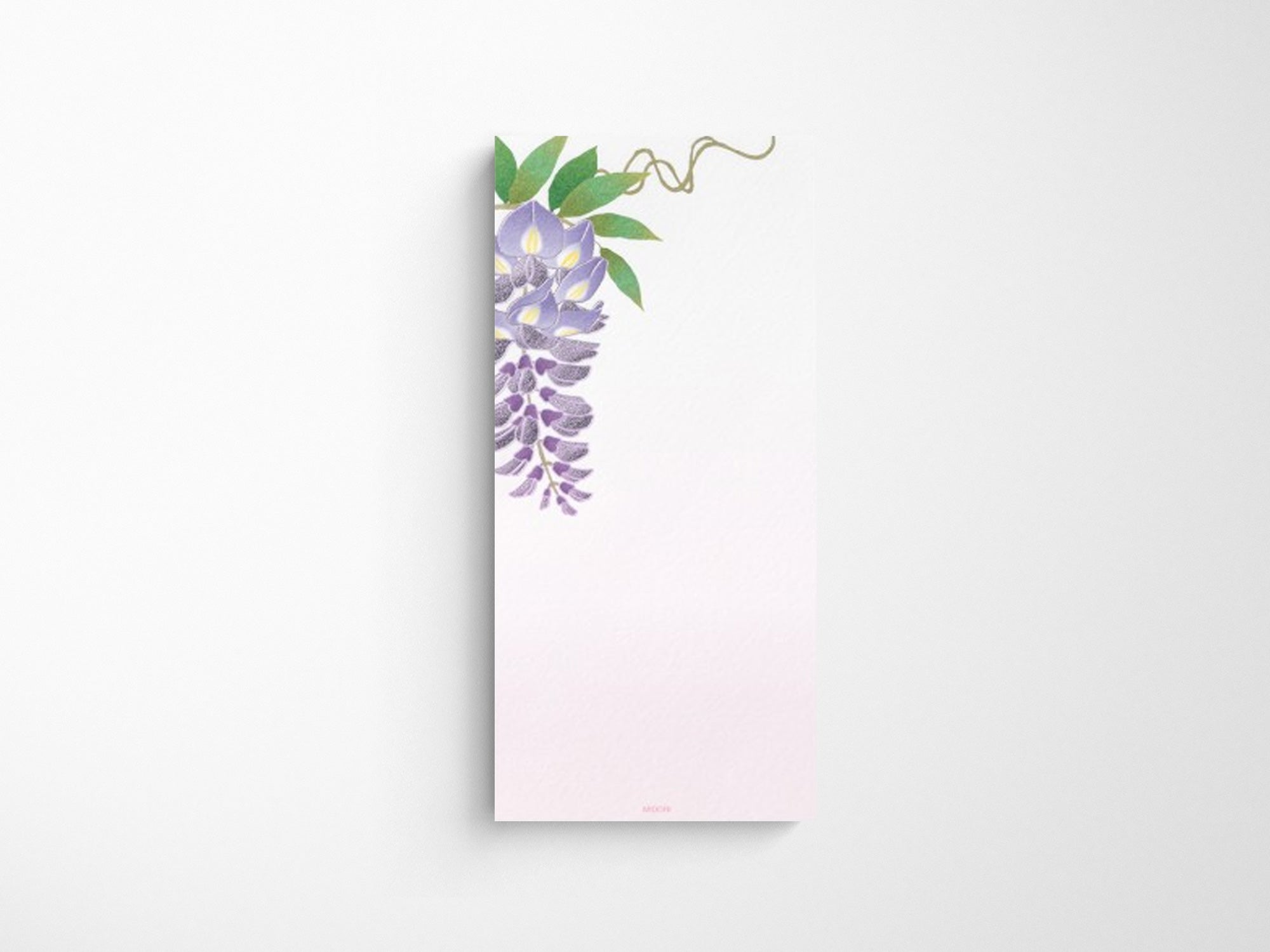 Midori Seasonal Memo Letter Pad - 586 Wisteria
