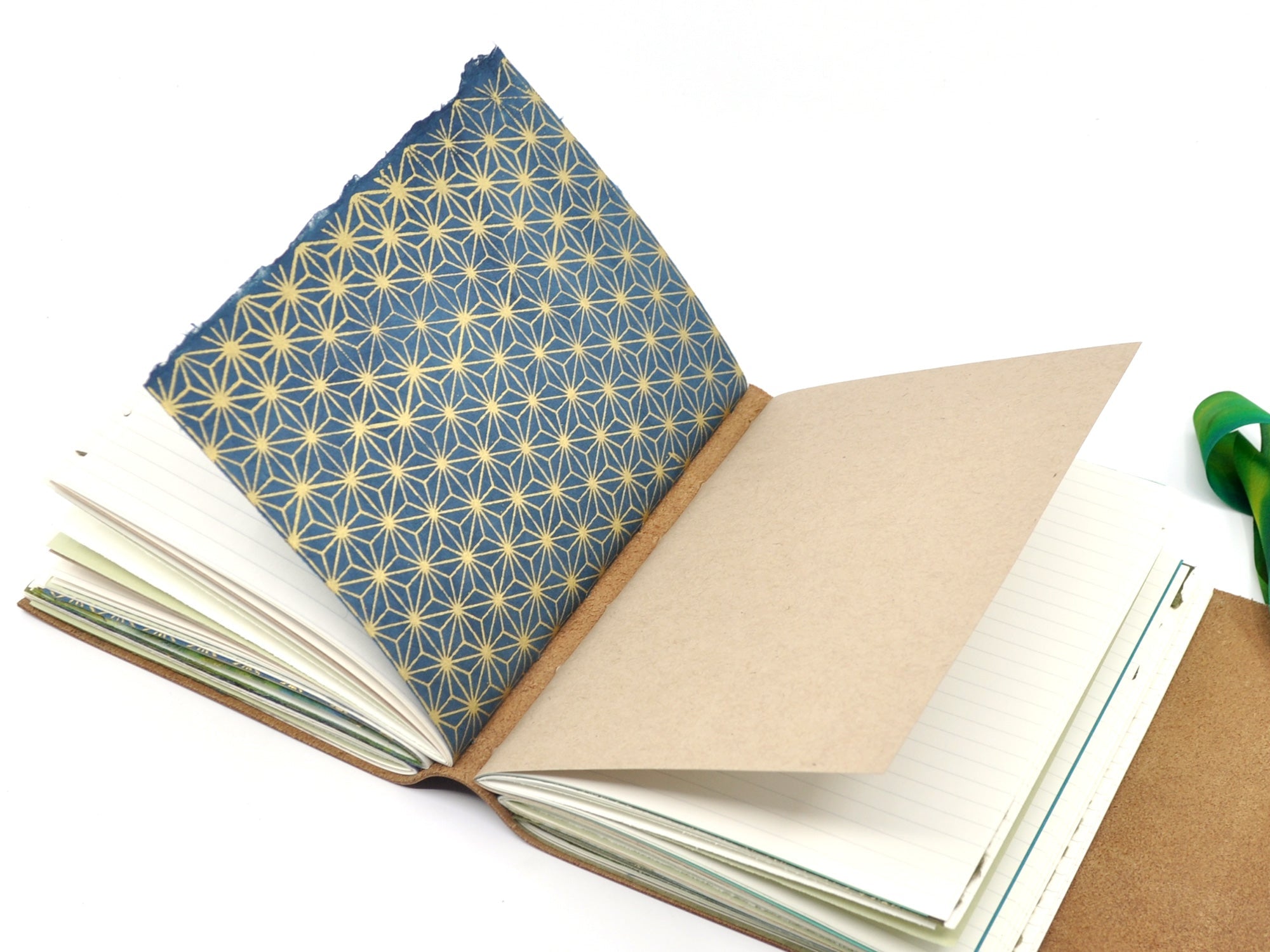 Mossy Gem One of a Kind Leather Journal