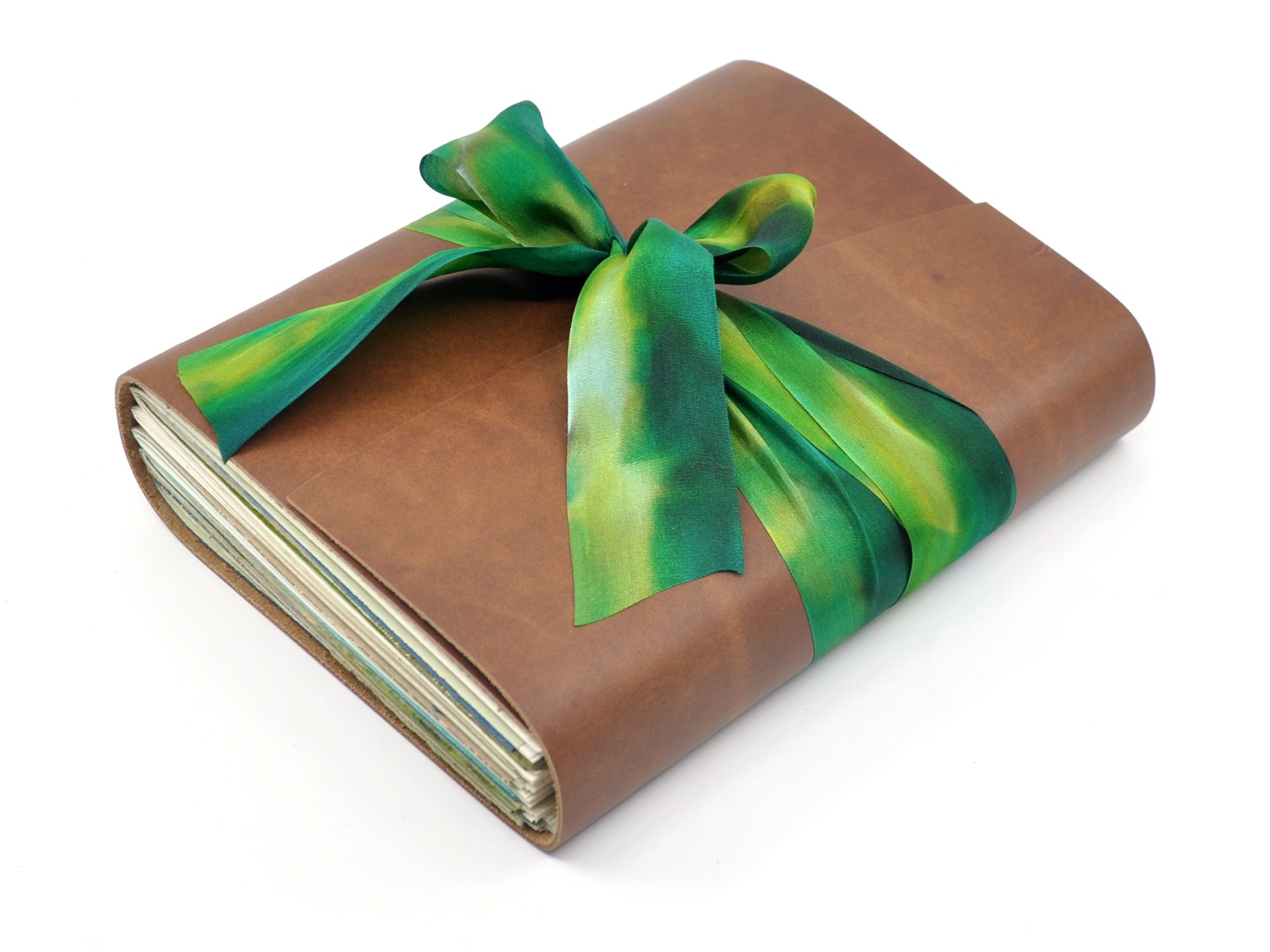 Mossy Gem One of a Kind Leather Journal