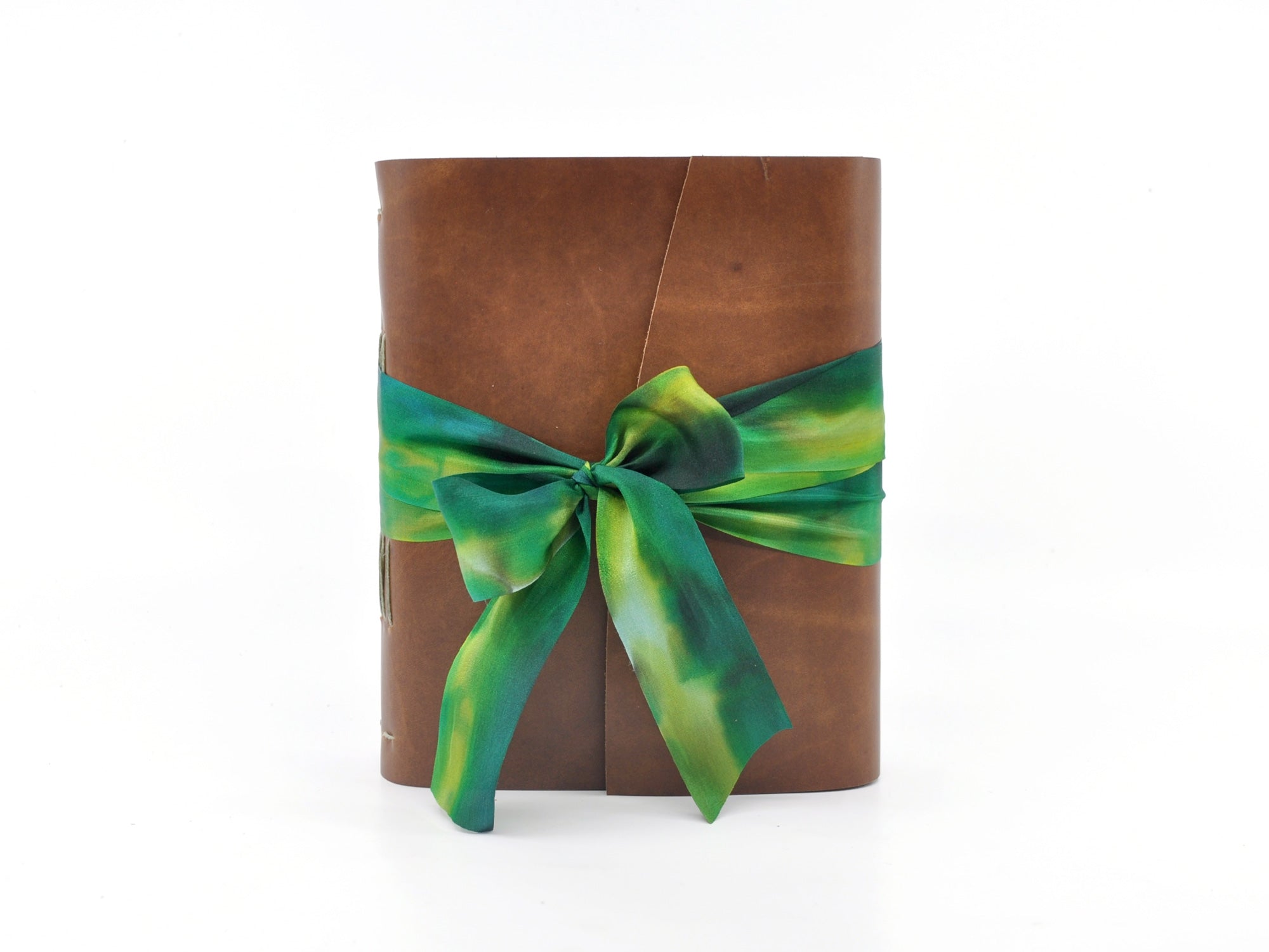 Mossy Gem One of a Kind Leather Journal