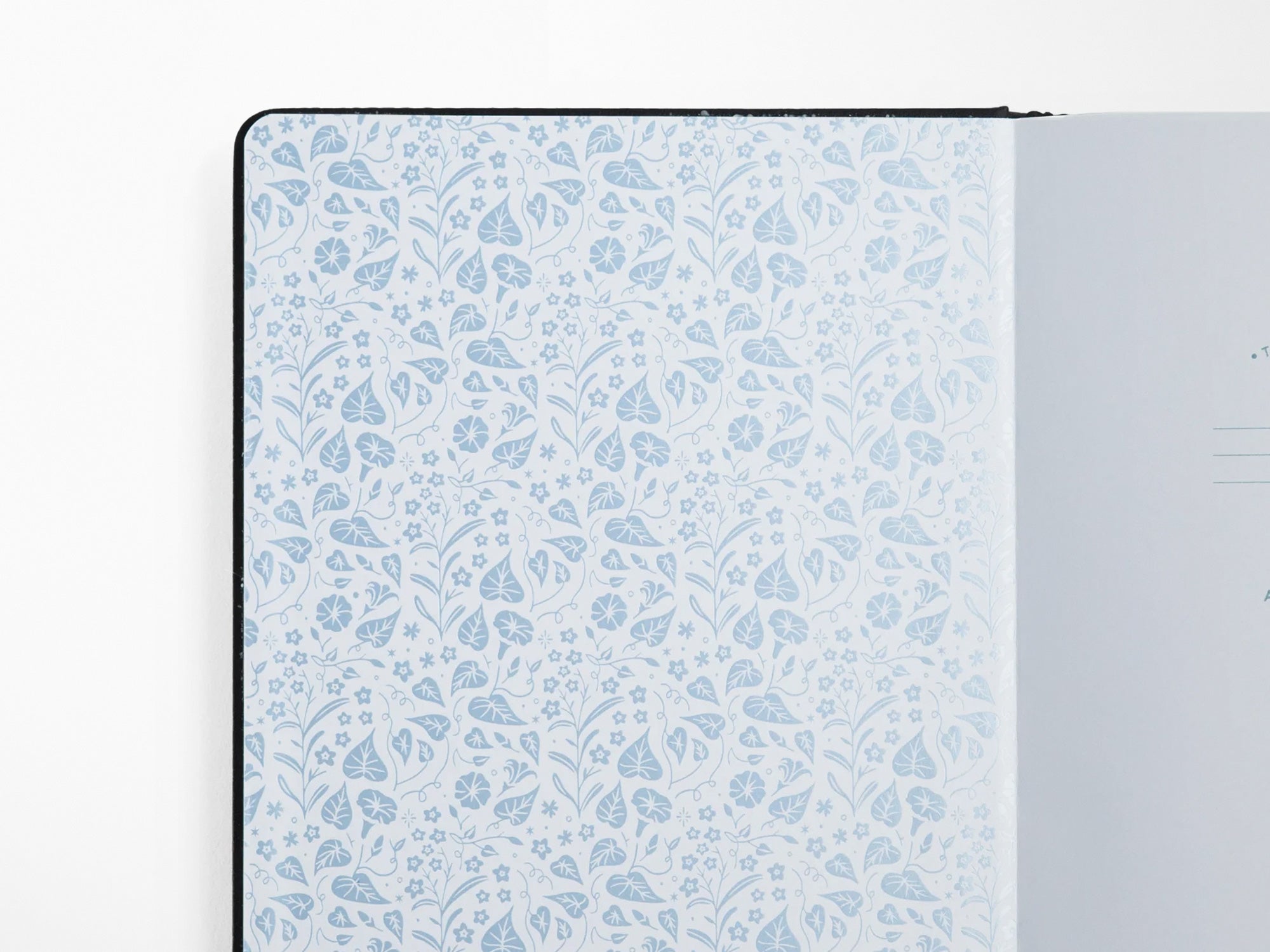 New! Midnight Floral - Grey A5 Dot Grid Journal