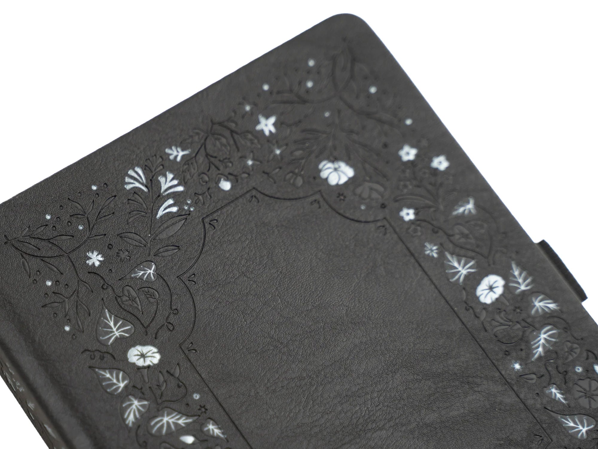 New! Midnight Floral - Grey A5 Dot Grid Journal