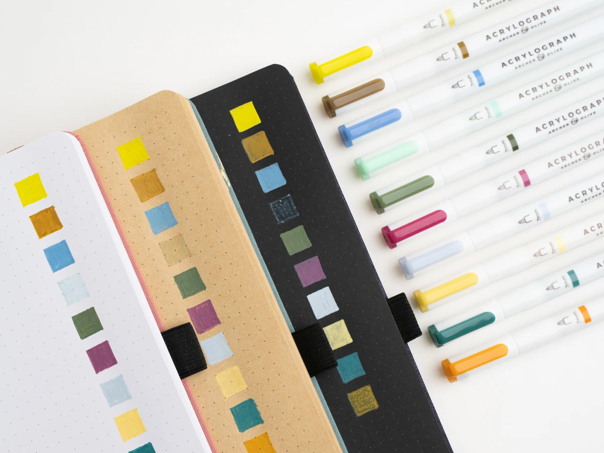 New! Summer Night Blooms Acrylograph Pens