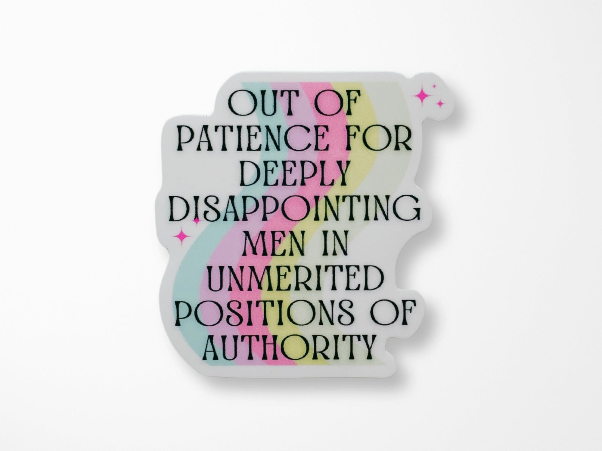 Out of Patience Vinyl Sticker
