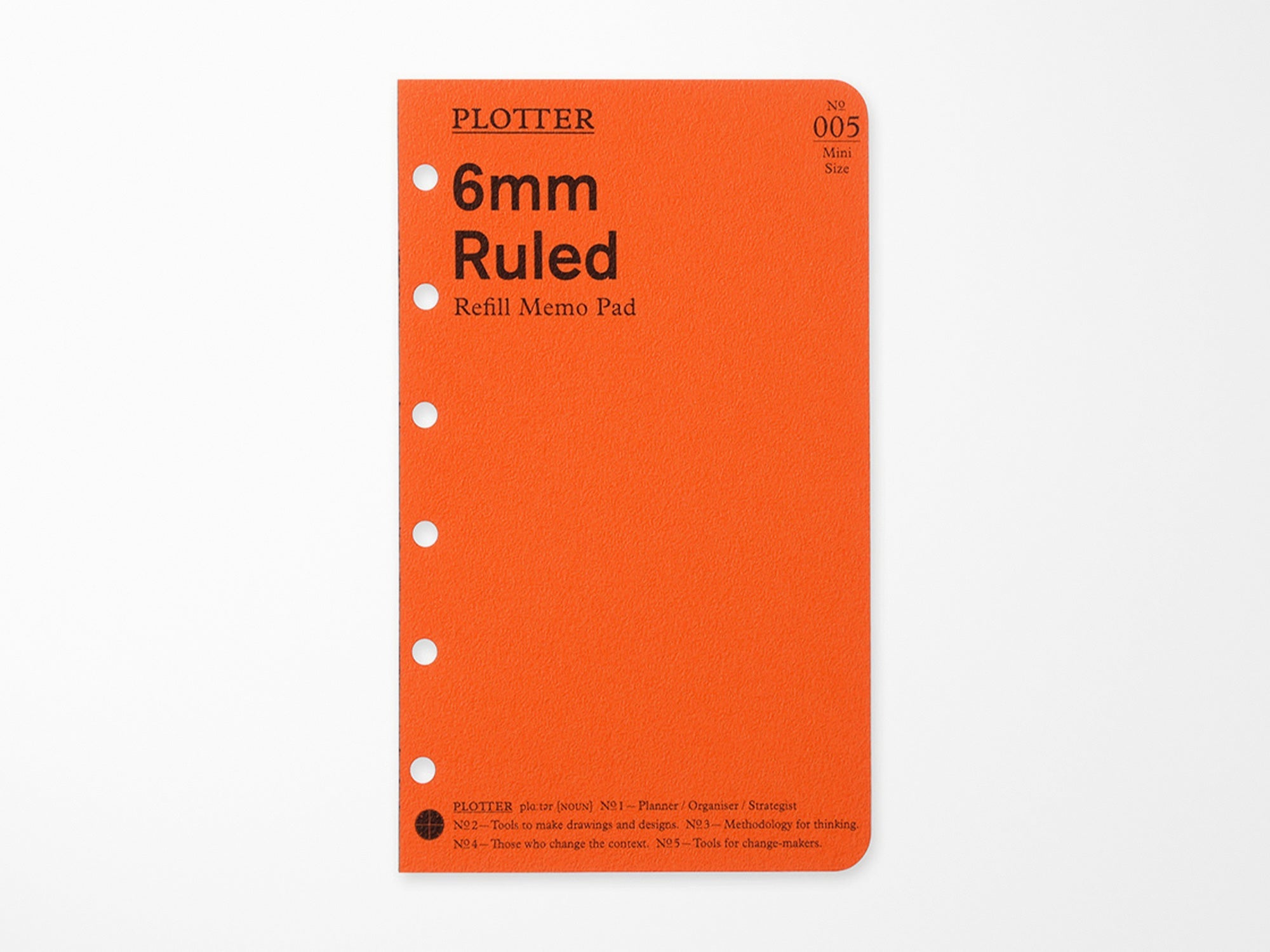 PLOTTER Refill Memo Pad Ruled - Mini Size