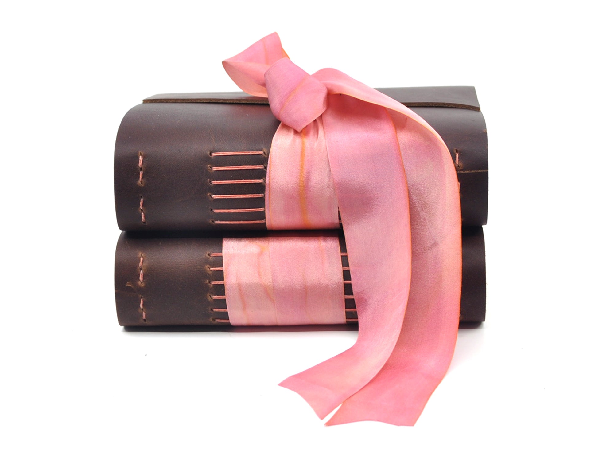 Peach Blossom One of a Kind Leather Journal