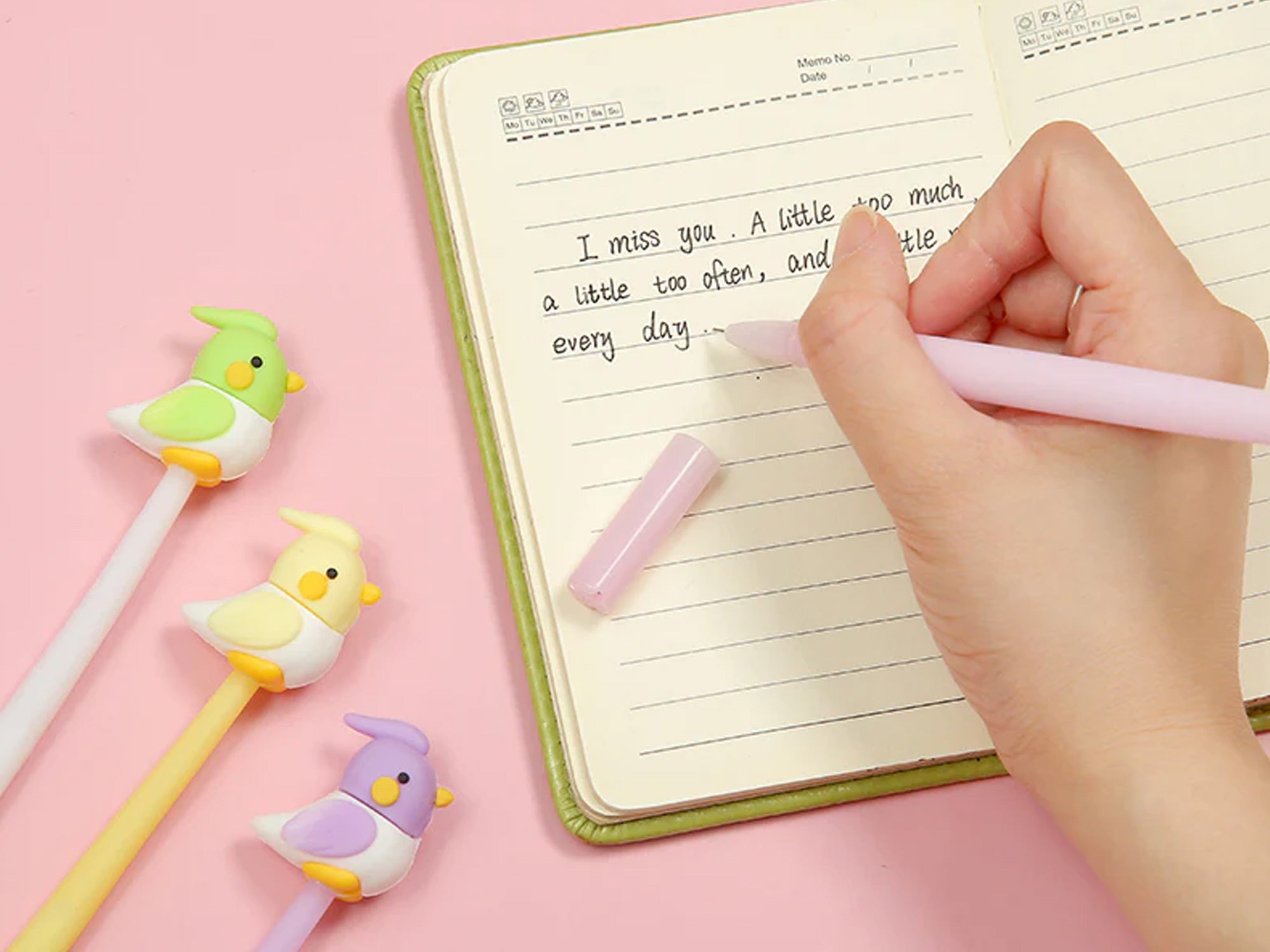 Pet Bird Wiggle Gel Pen