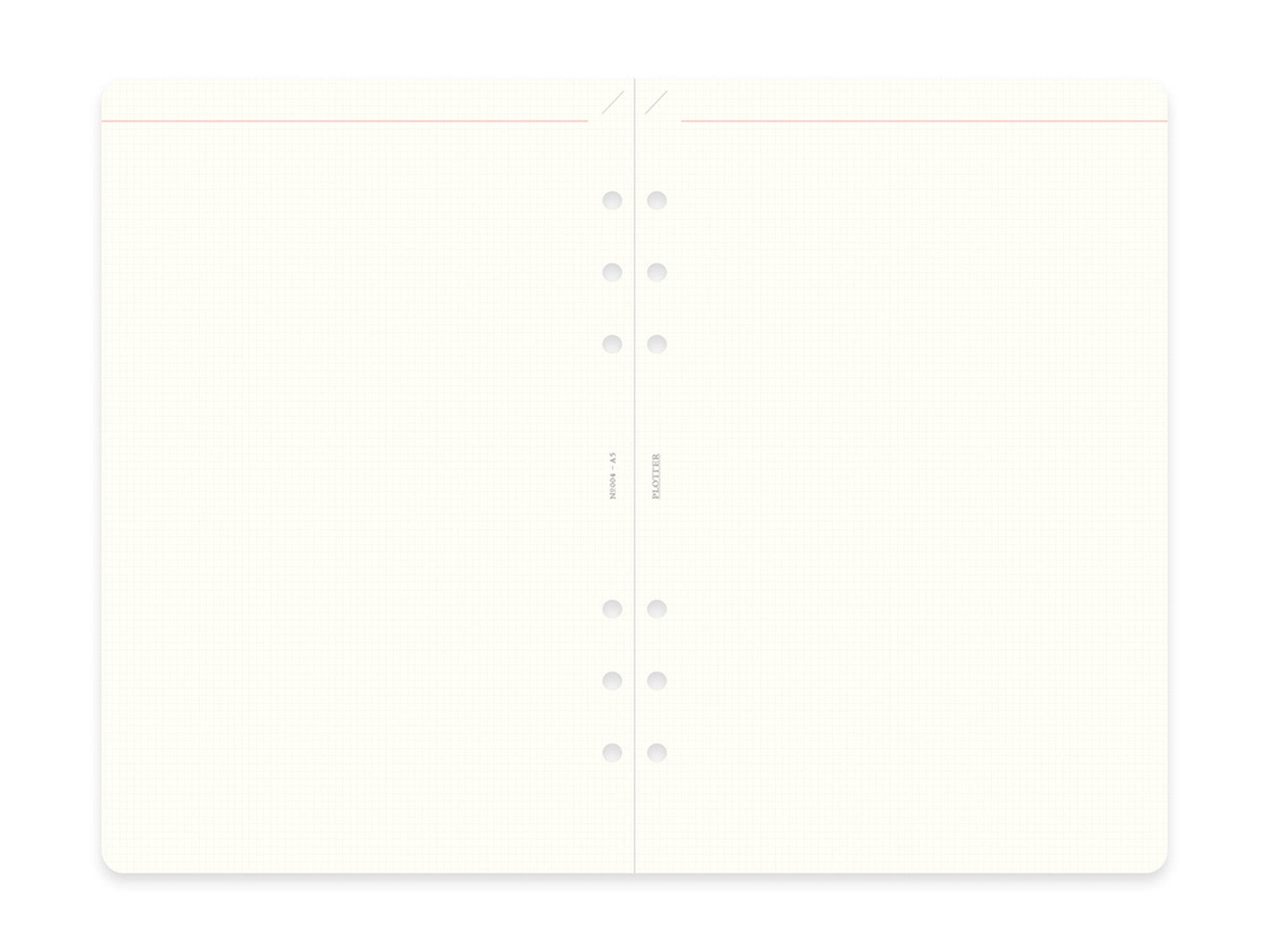 PLOTTER Refill Memo Pad 2mm Grid - A5 Size
