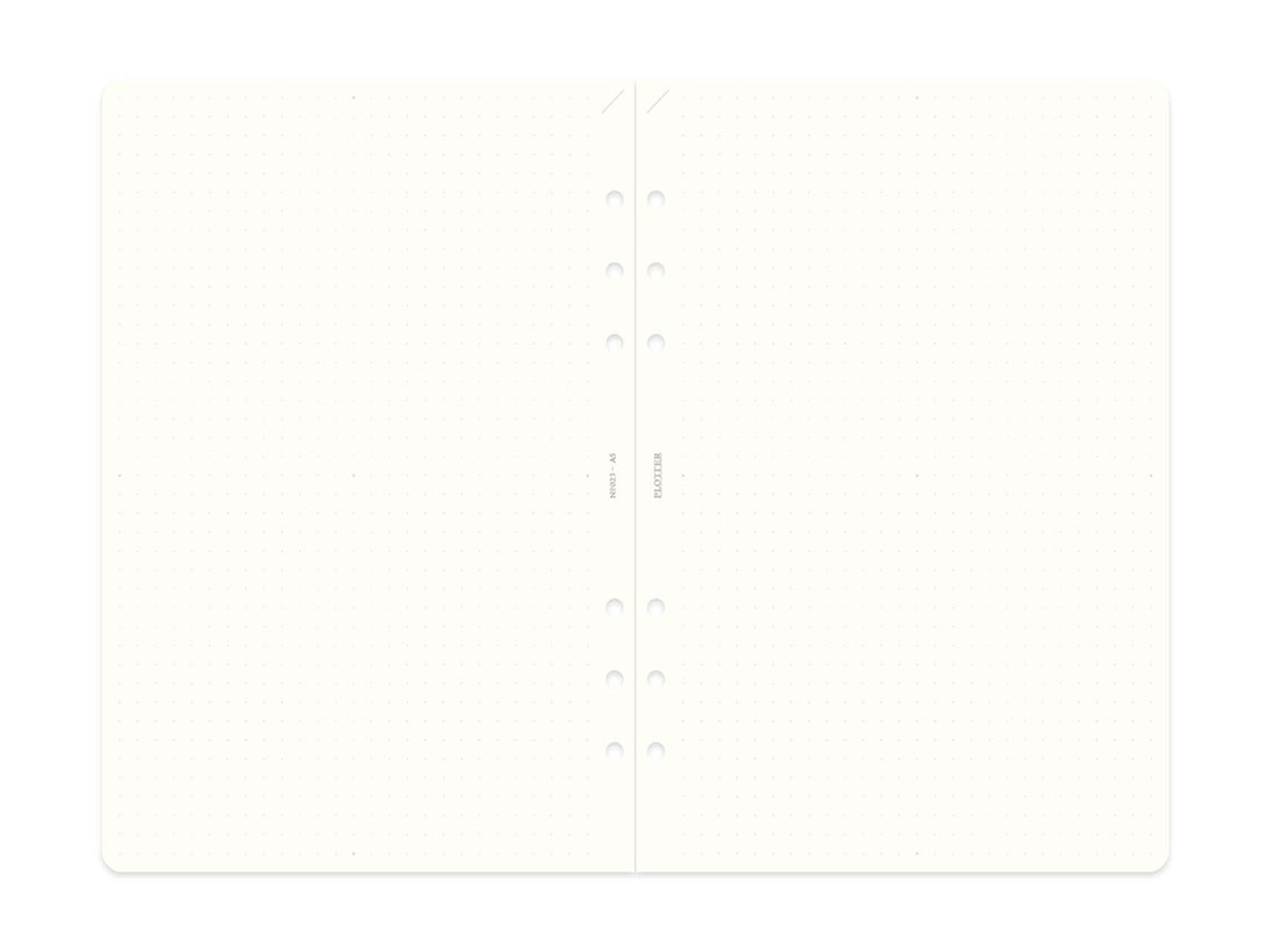 PLOTTER Refill Memo Pad Dot Grid - A5 Size