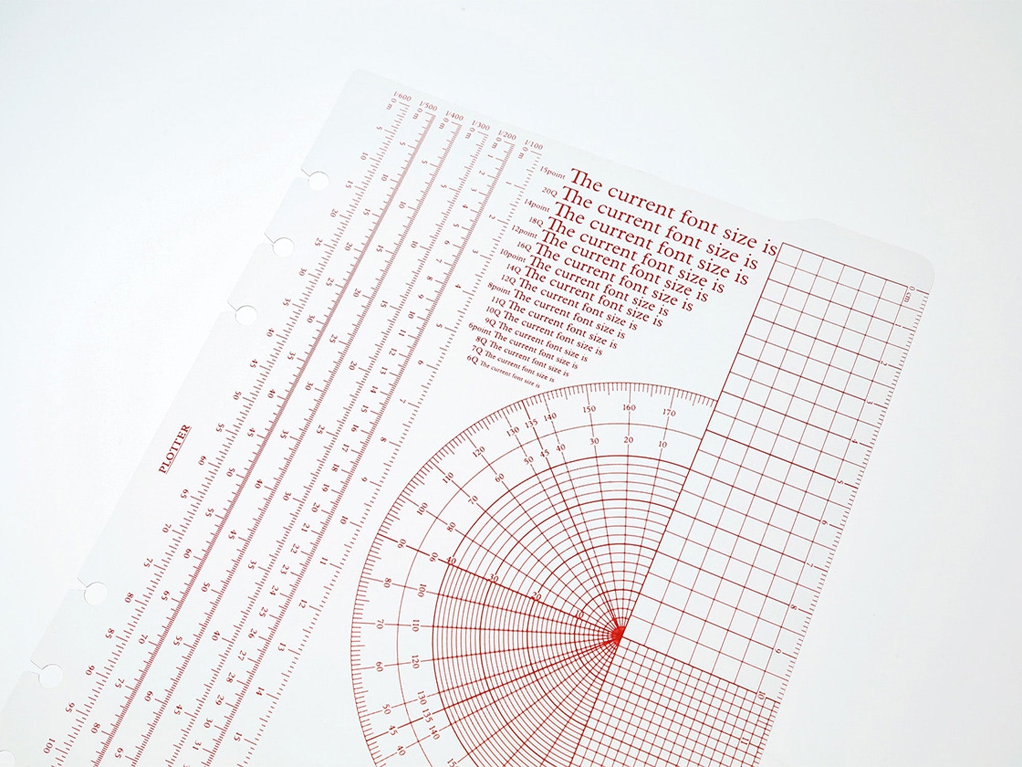 PLOTTER Ruler Pad - A5 Size