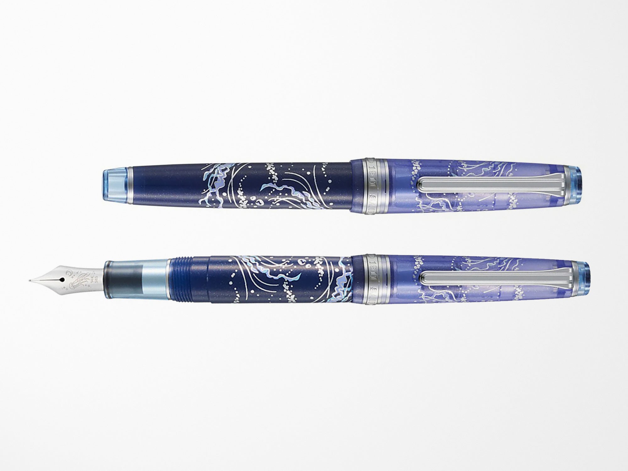 Plus x Sailor Pro Gear Slim Fountain Pen - Jellyfish Fountain Pen & Ink Set