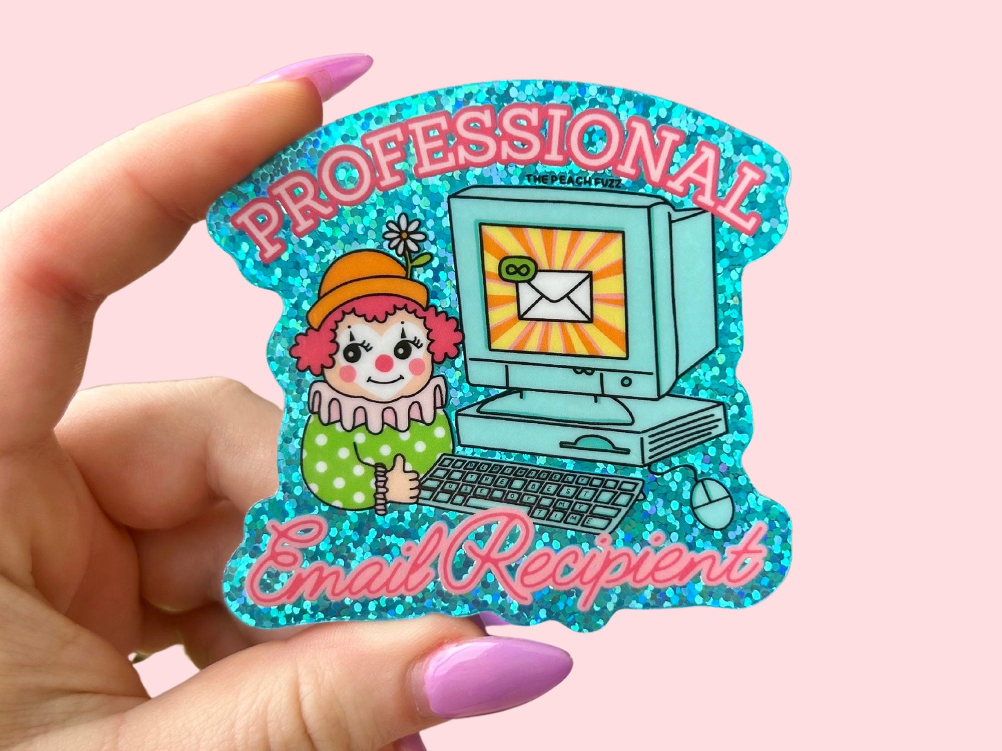 Professional Email Recipient Glitter Sticker