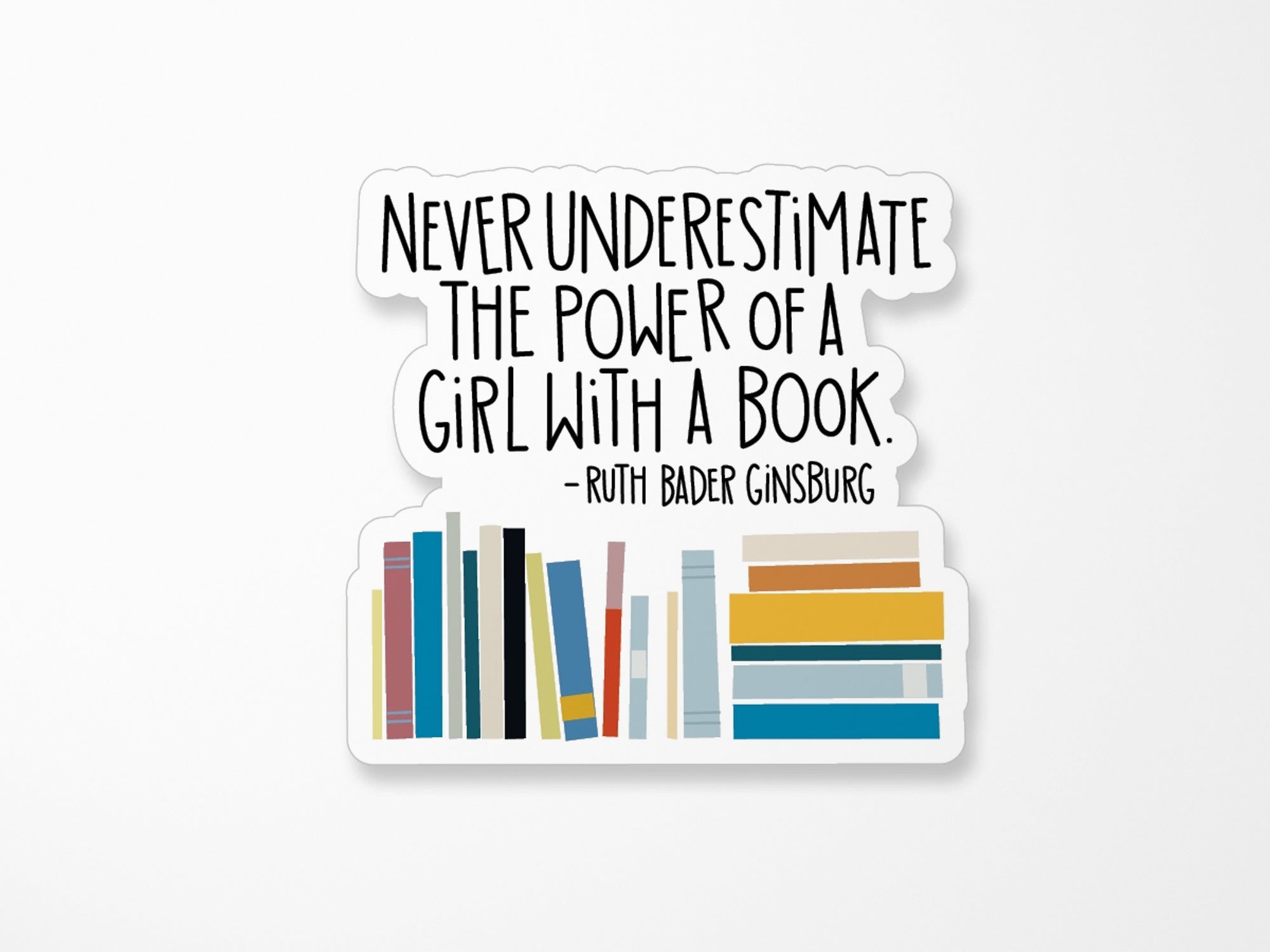 RBG Book Quote Vinyl Sticker