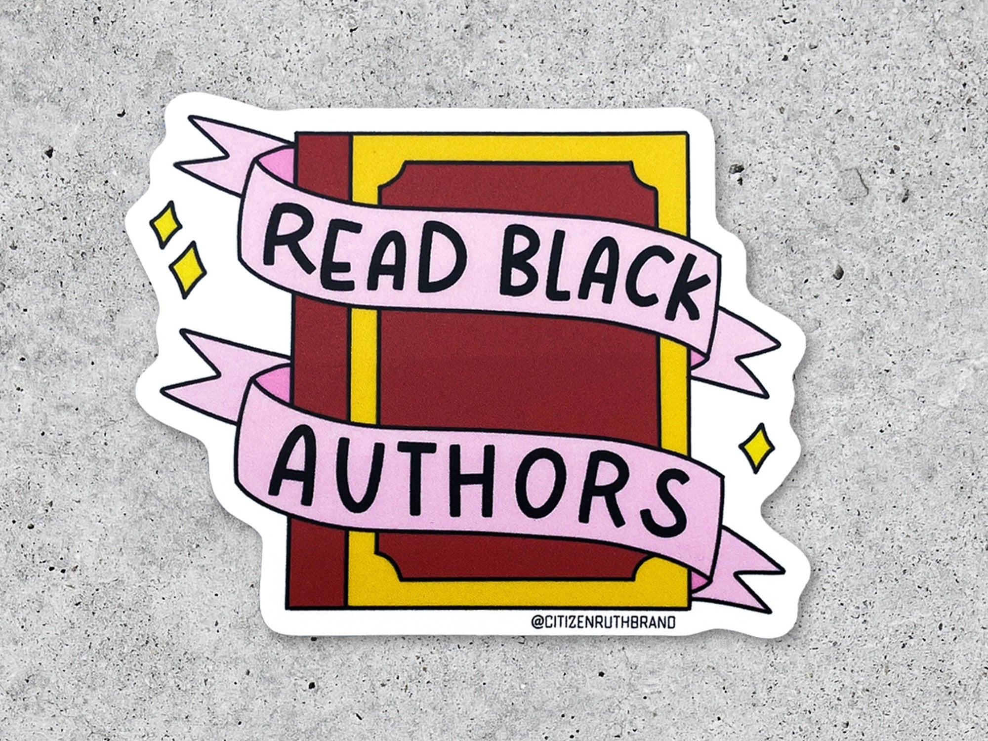 Read Black Authors Vinyl Sticker