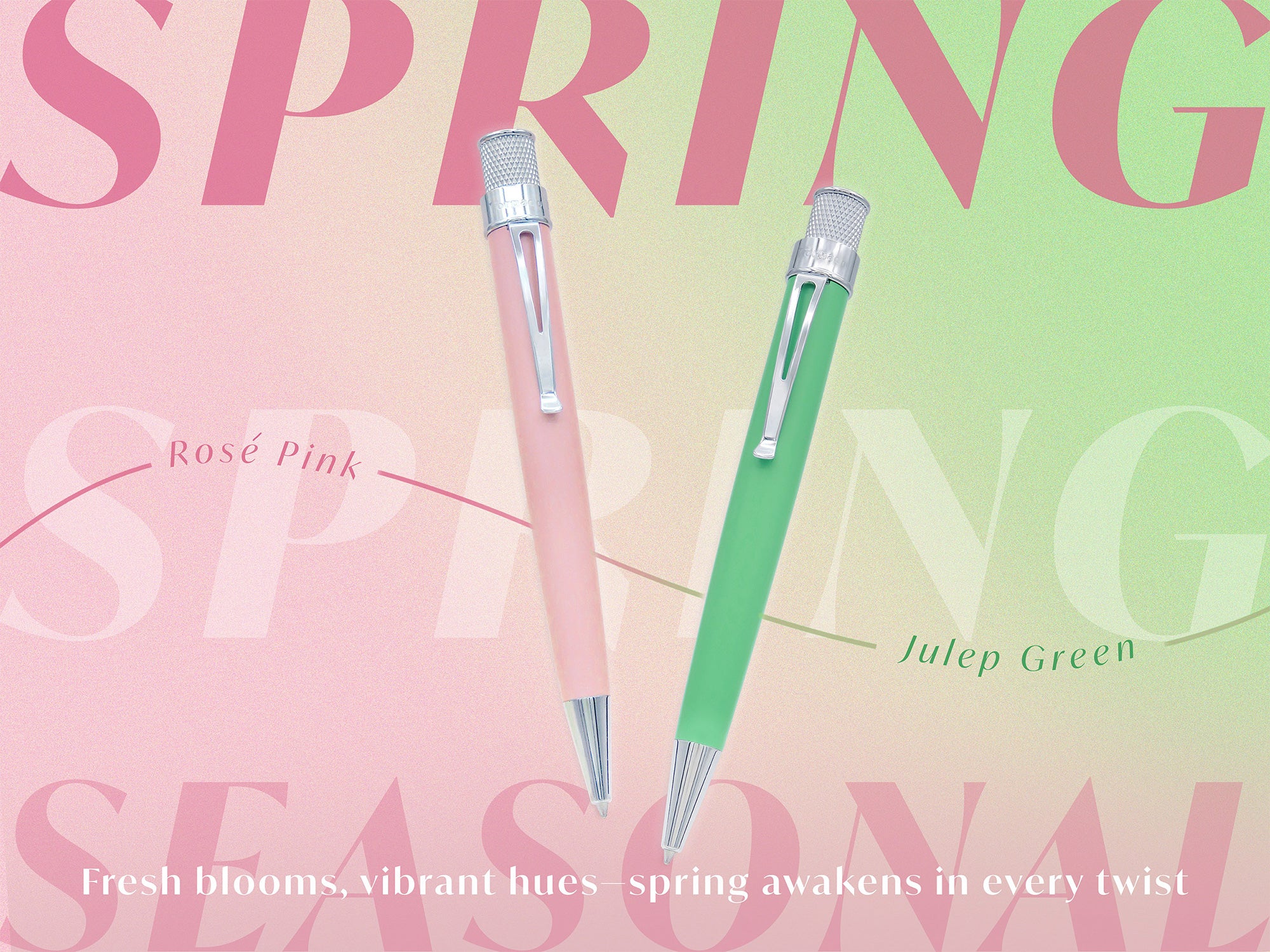 Retro 51 Tornado Spring Limited Rollerball Pens