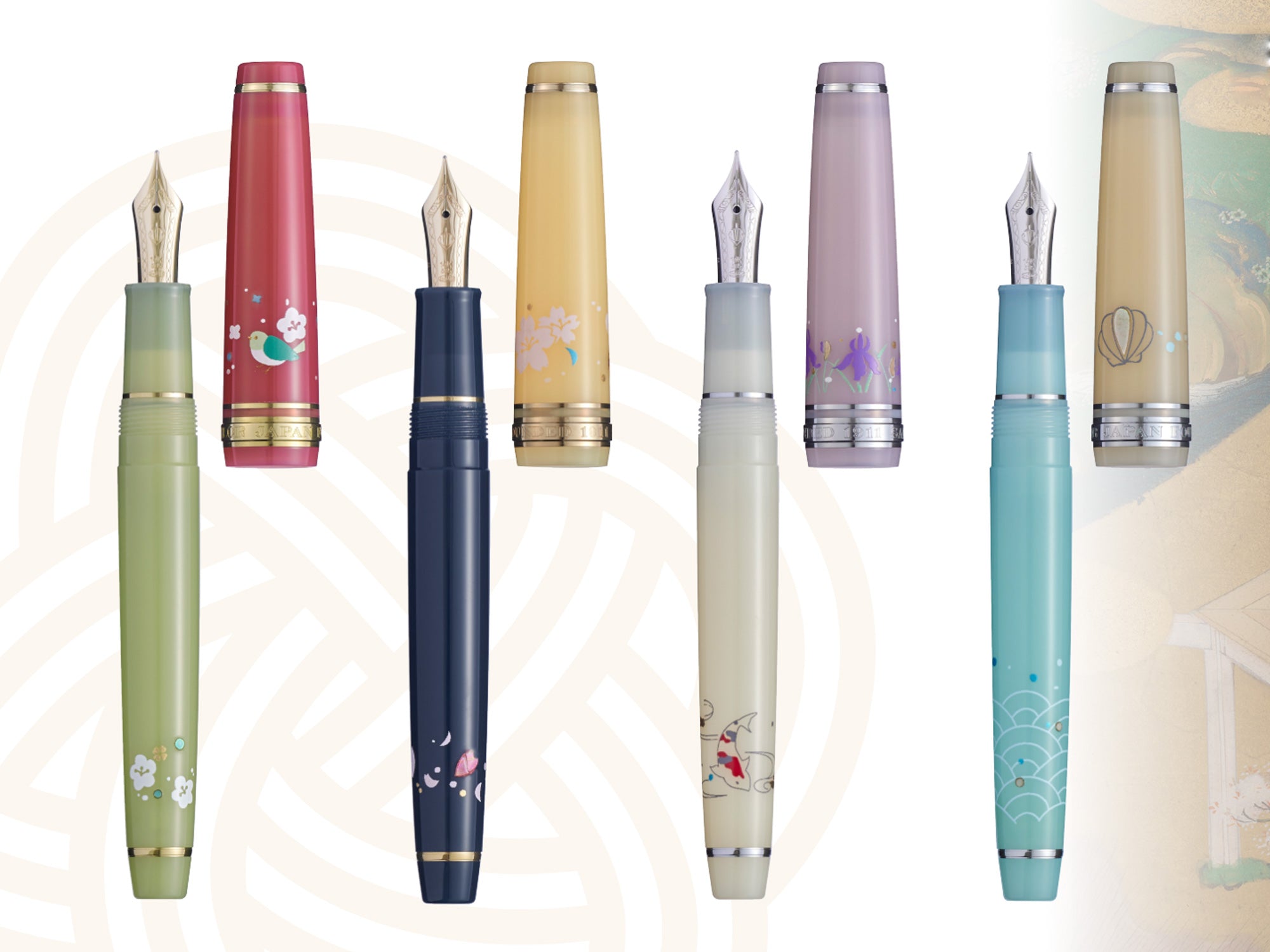 Sailor Pro Gear Slim Fountain Pen - Princess Raden Series - Princess Shirotae