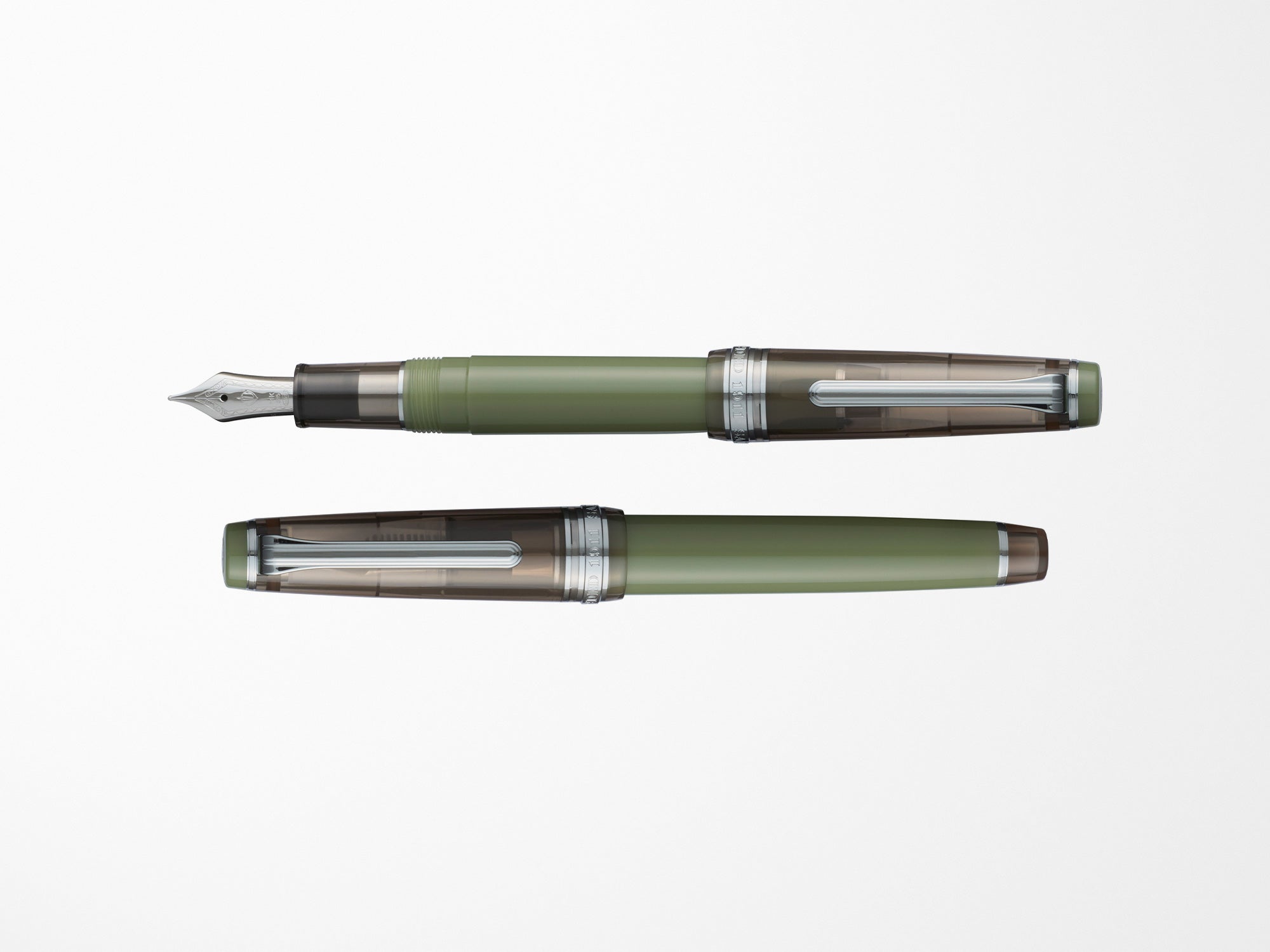 Sailor Pro Gear Slim Fountain Pen Set - Manyo 3 - Chestnut