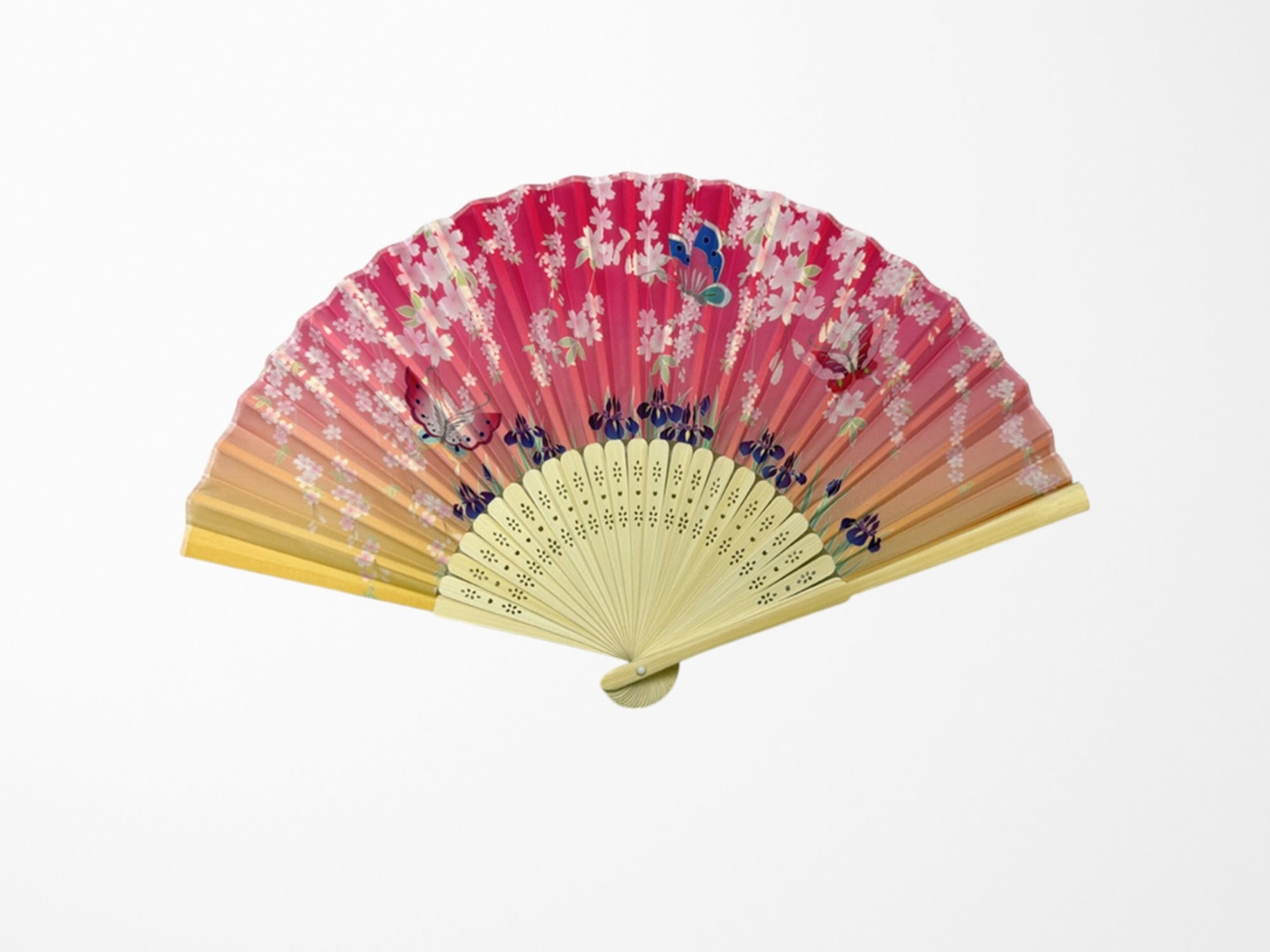 Sakura Cherry Blossoms Design 2 Paper Folding Fan