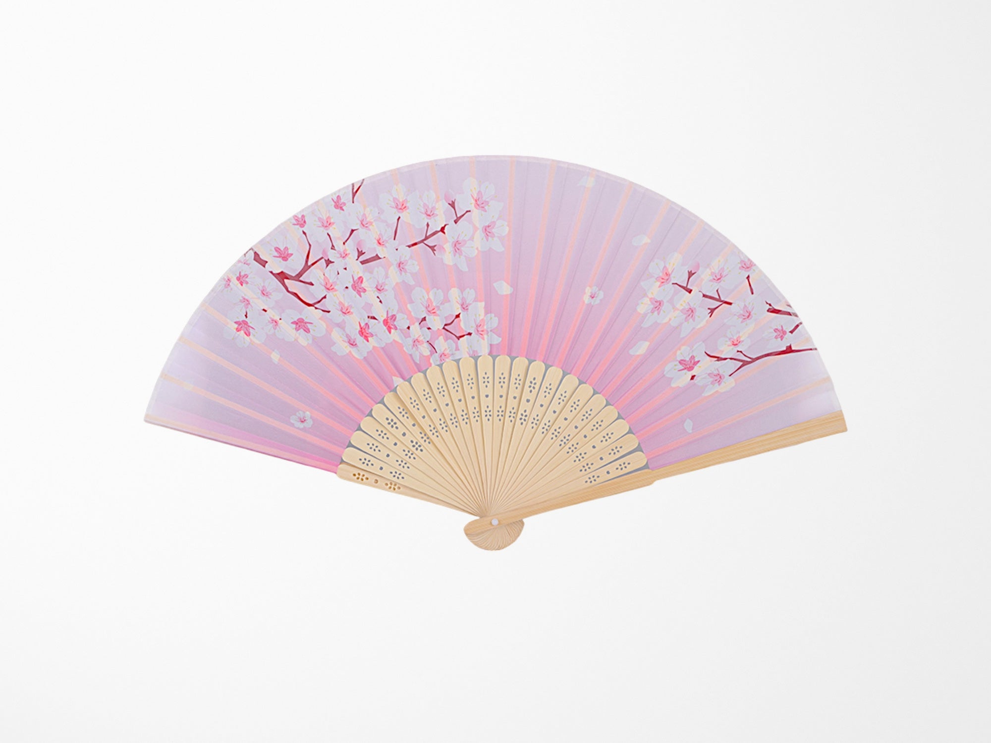 Sakura Cherry Blossoms Design Paper Folding Fan