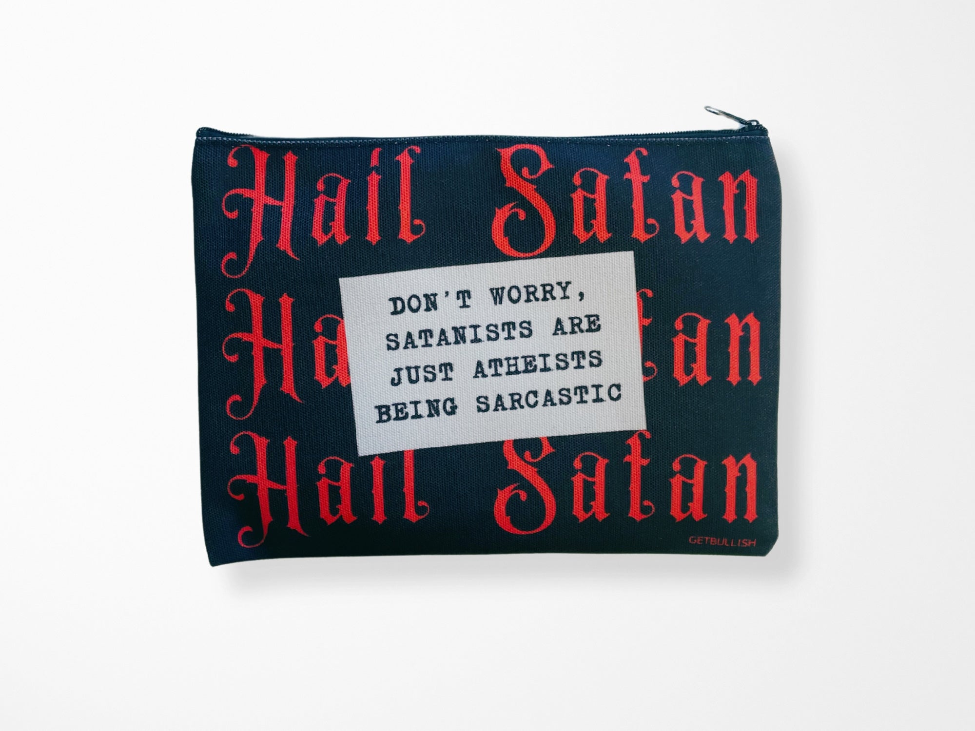 Sarcastic Atheist Zipper Pouch