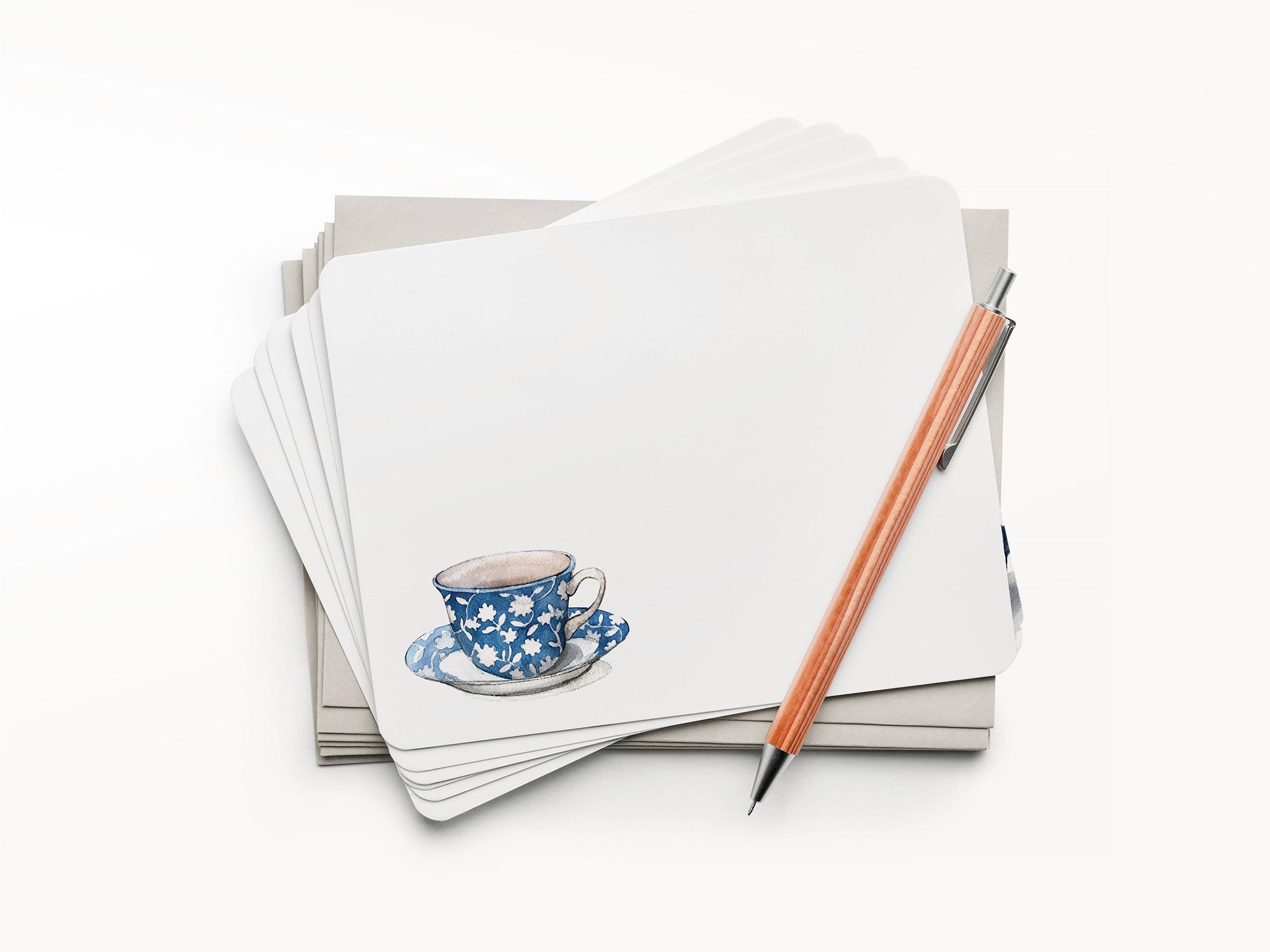 Spot of Tea Flat Notes Boxed Set of 8 Notecards