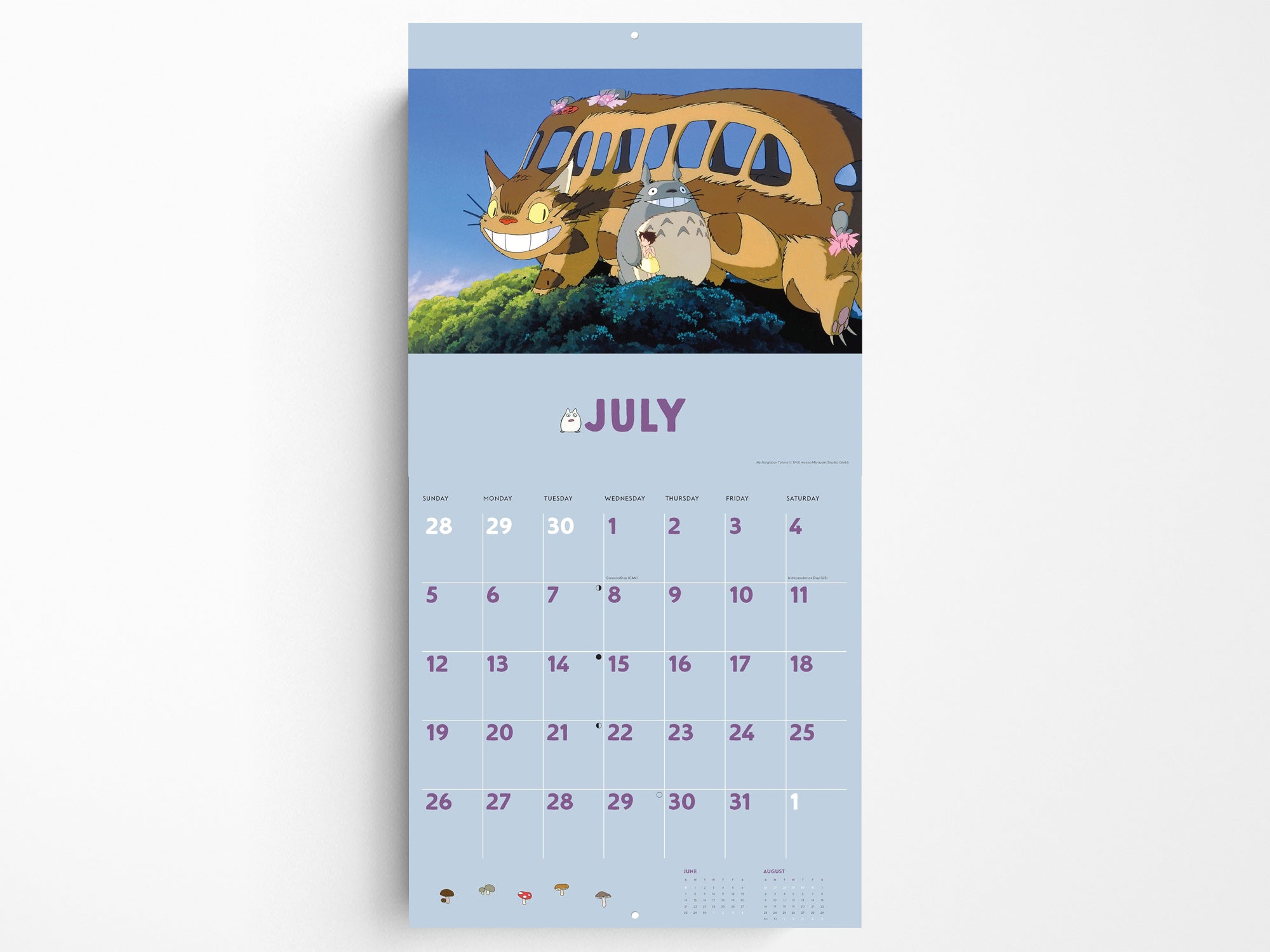 Studio Ghibli My Neighbor Totoro 2026 Wall Calendar