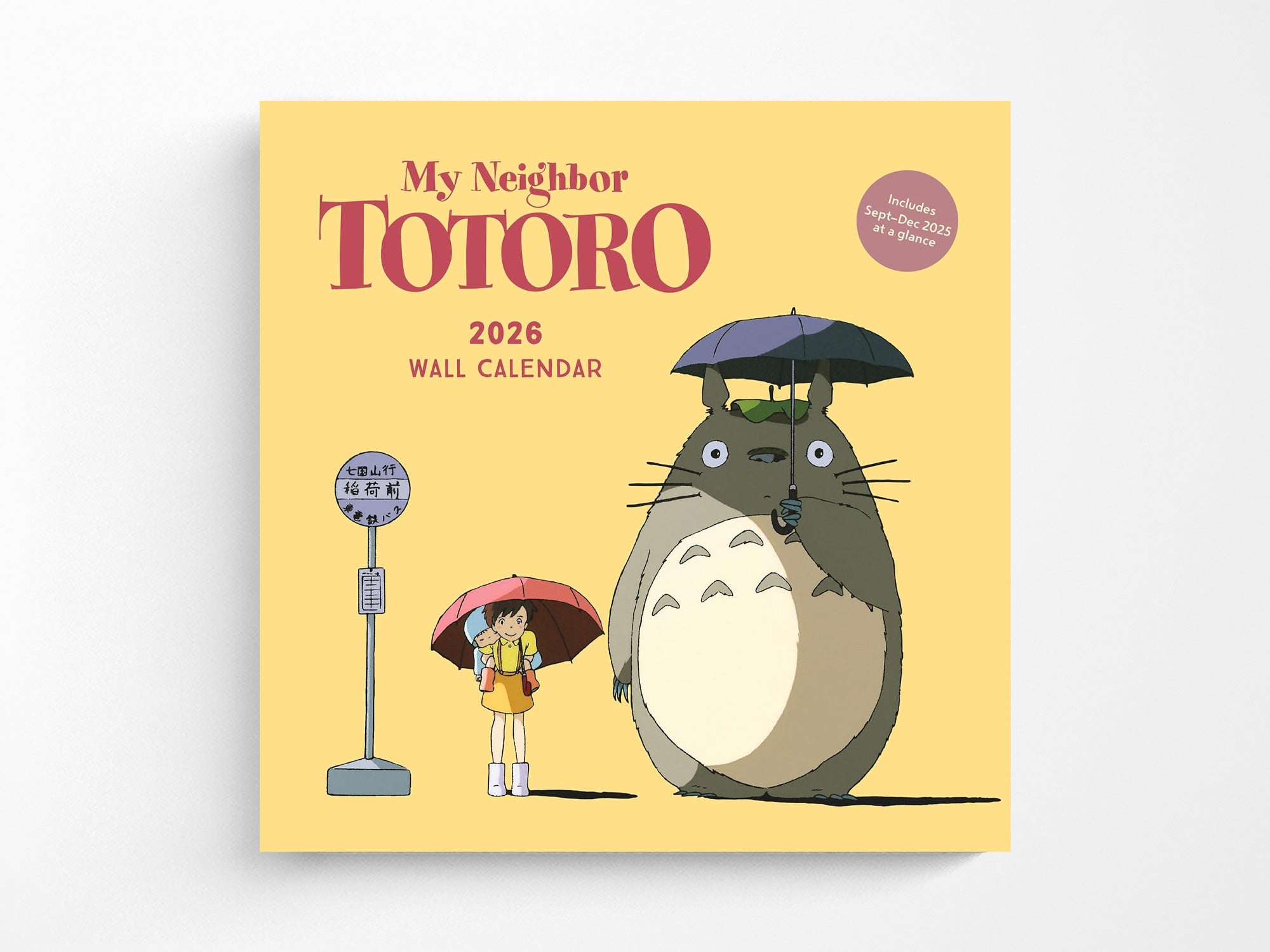 Studio Ghibli My Neighbor Totoro 2026 Wall Calendar