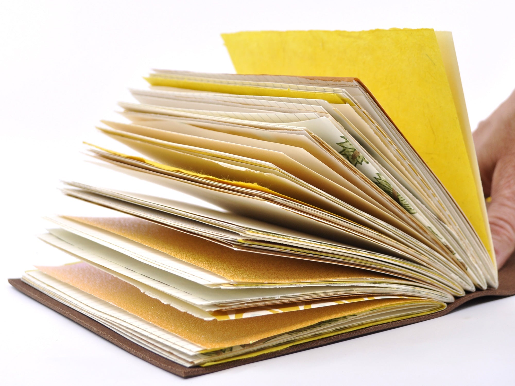 Sunflower One of a Kind Leather Journal