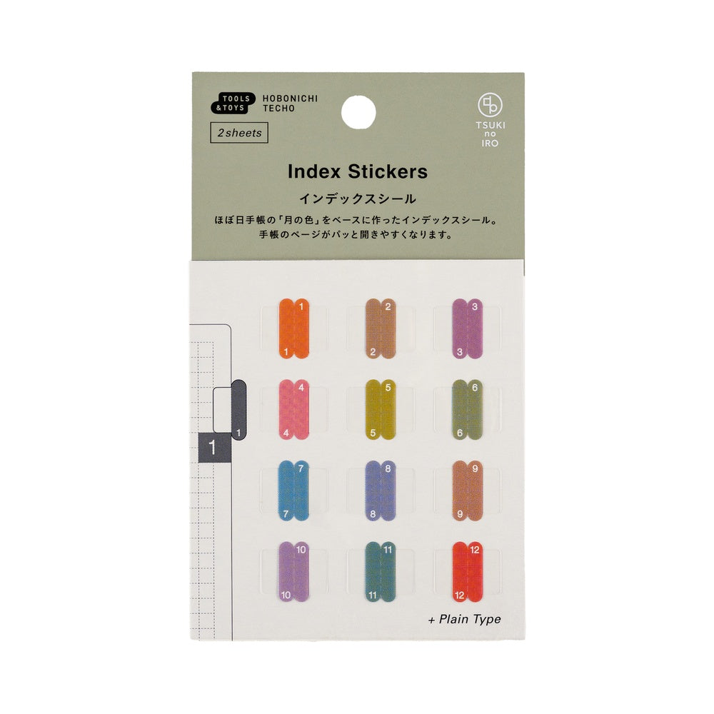 TSUKI no IRO Index Stickers
