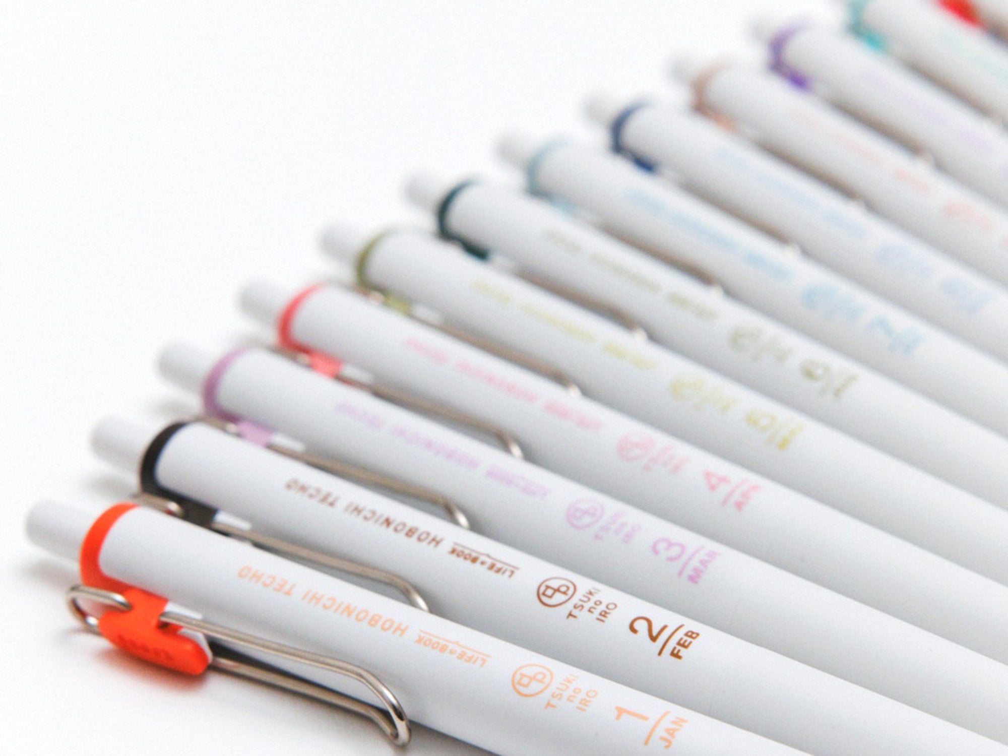 TSUKI no IRO Uniball One Jan-June Set with Case