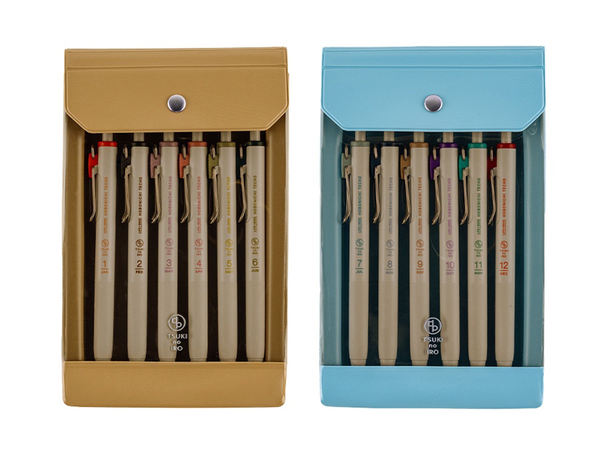 TSUKI no IRO Uniball One Jan-June Set with Case