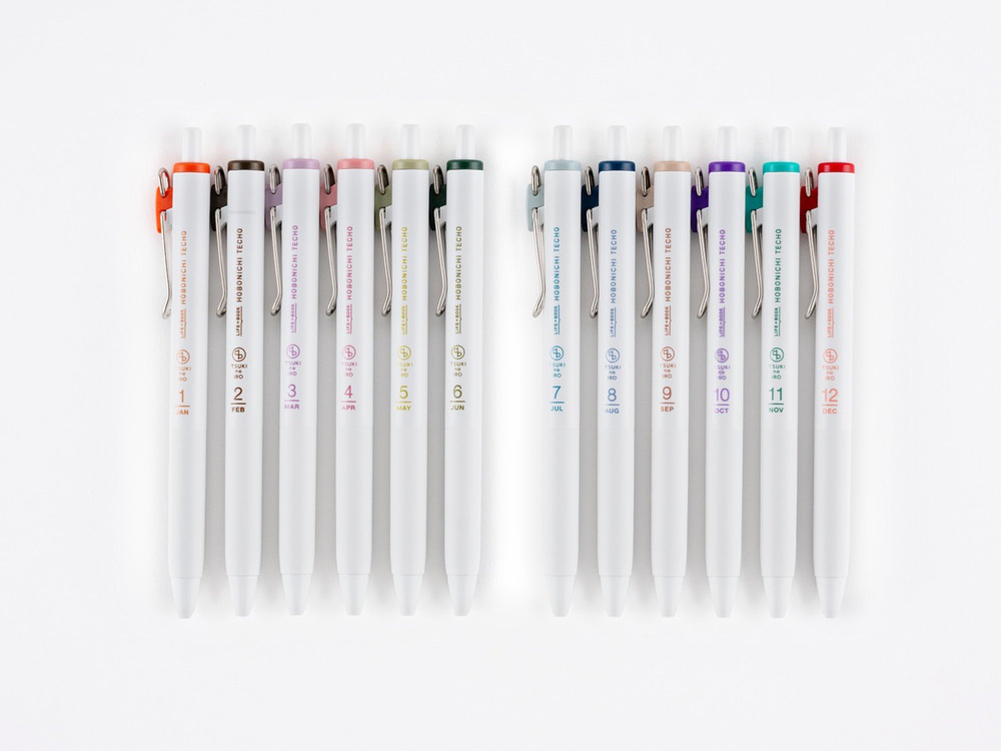 TSUKI no IRO Uniball One Jan-June Set with Case