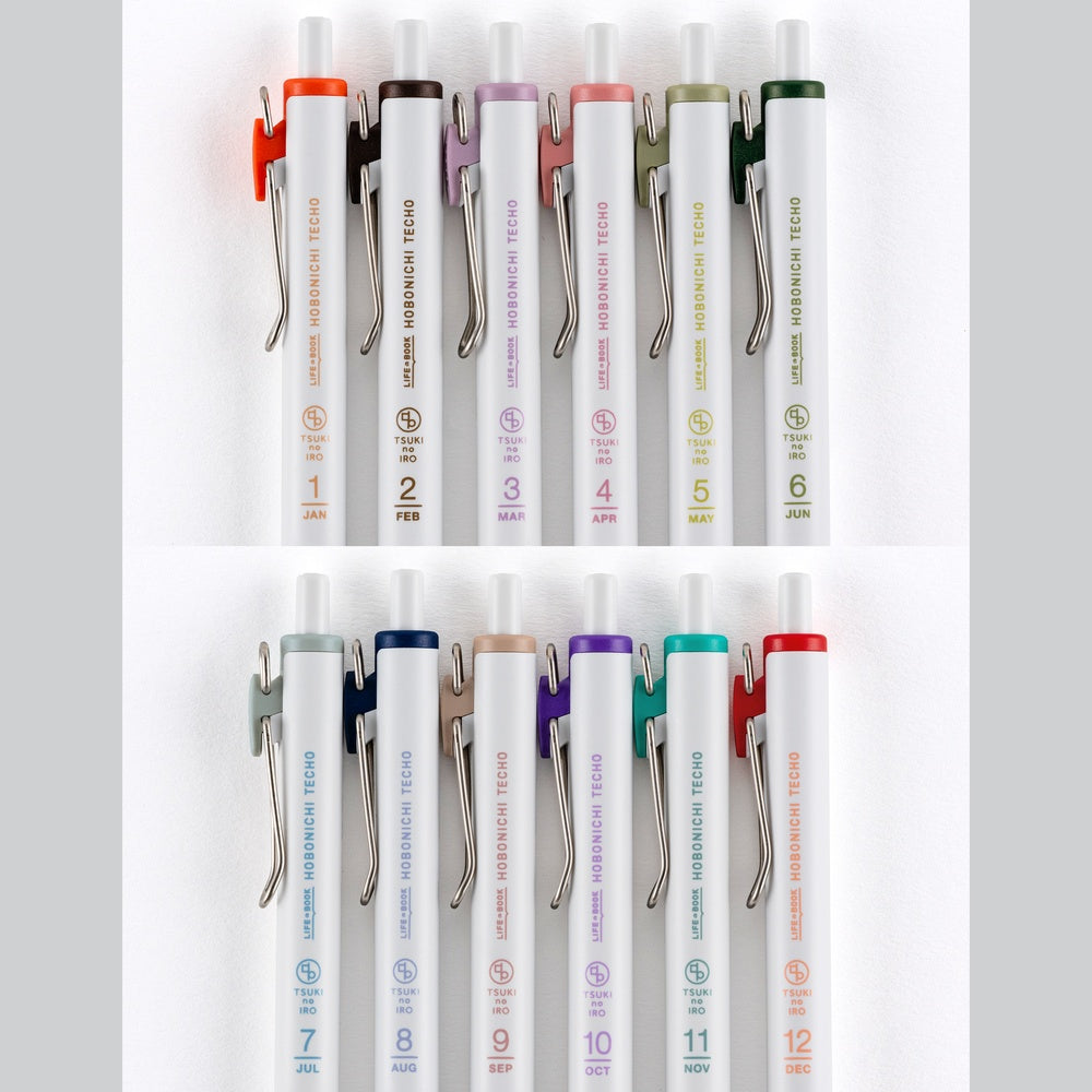 TSUKI no IRO Uniball One Jan-June Set with Case
