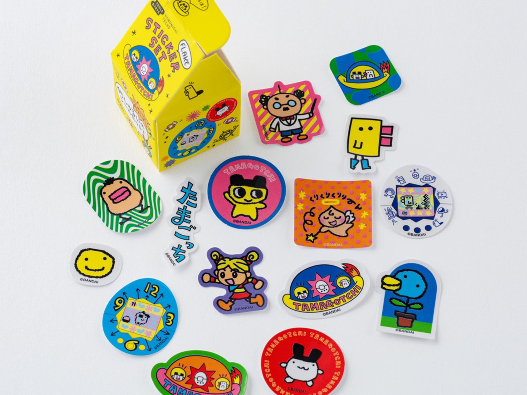 Tamagotchi Flake Stickers - Set of 3 Boxes