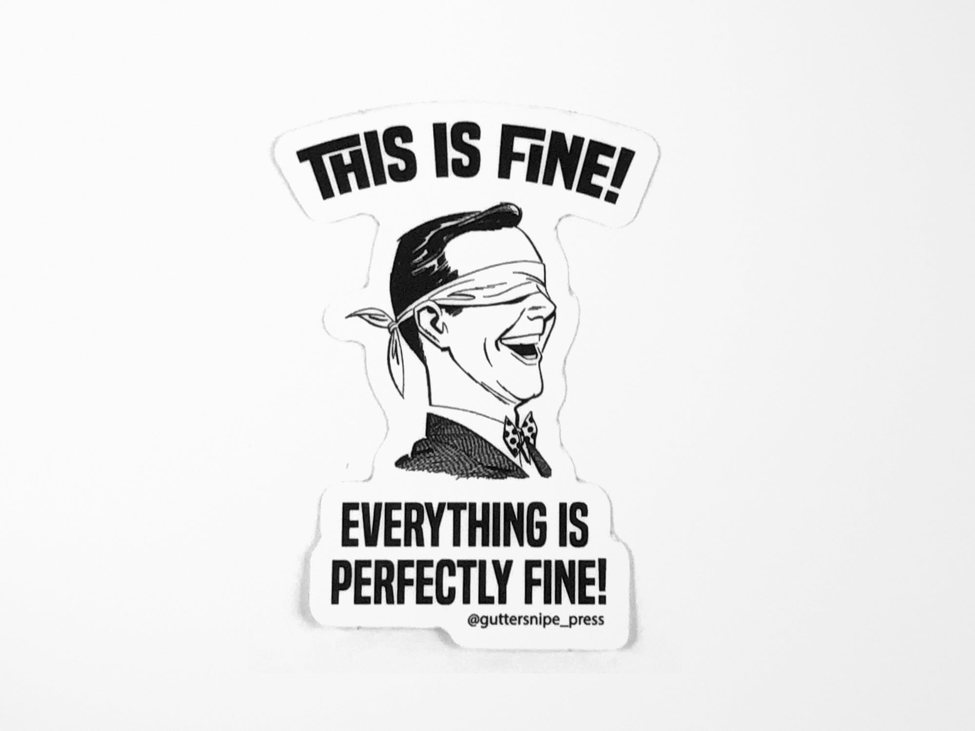 This Is Fine Sticker