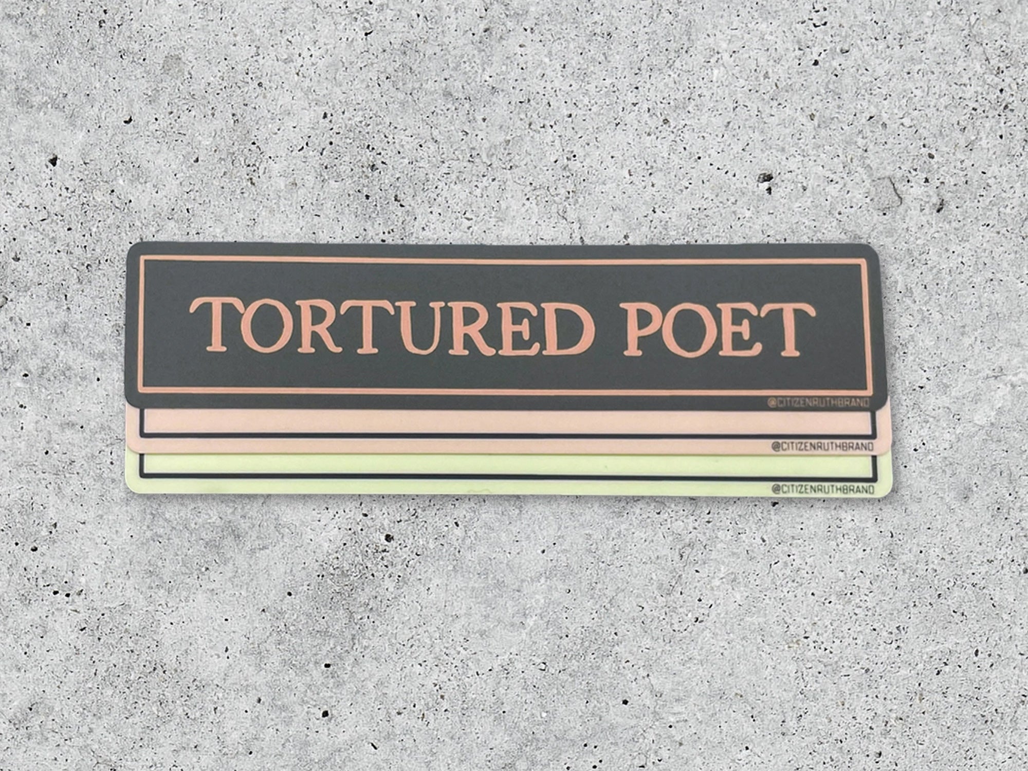 Tortured Poet Vinyl Sticker
