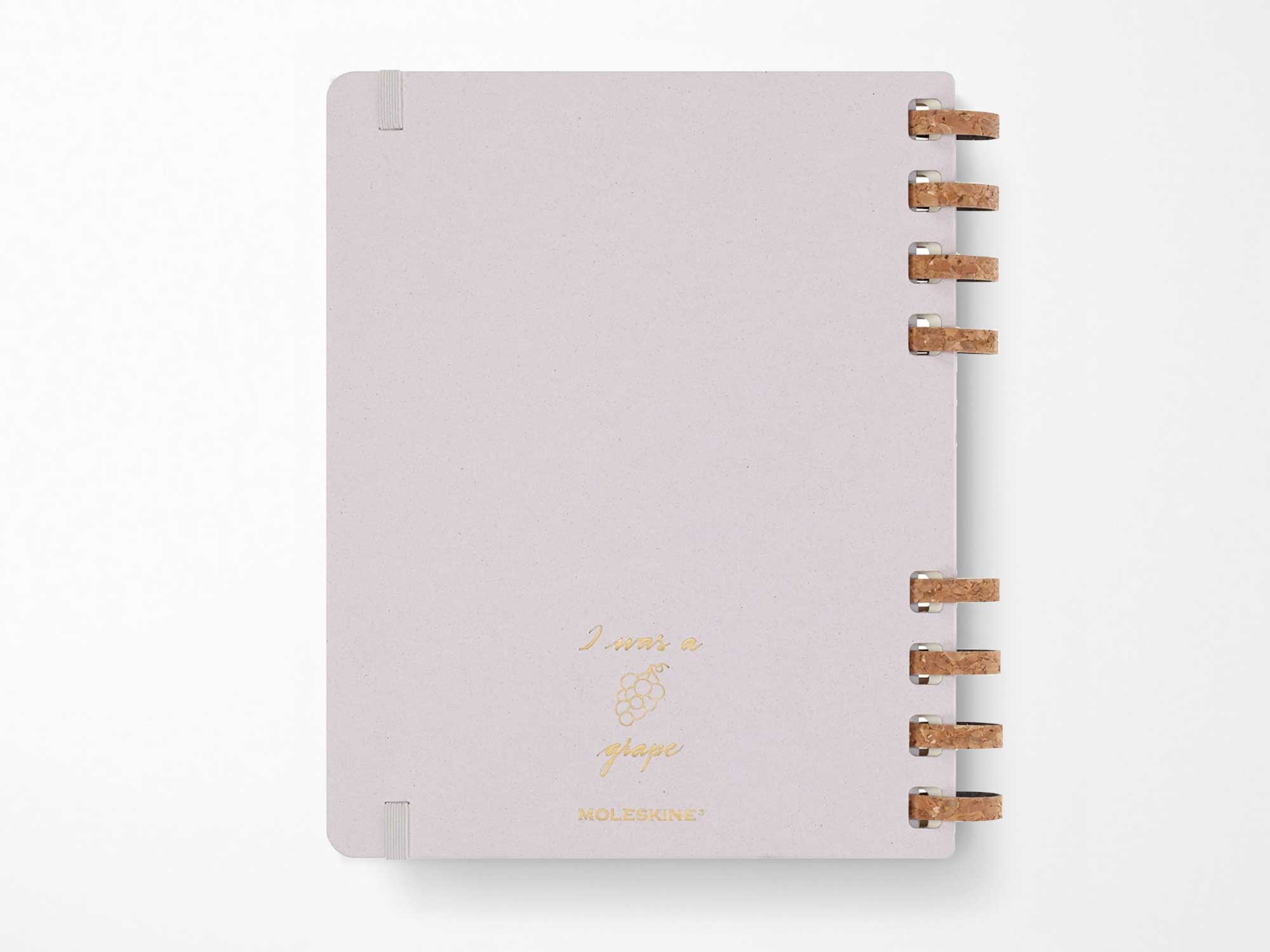 UNDATED Moleskine Life Spiral Planners - CRUSH GRAPE