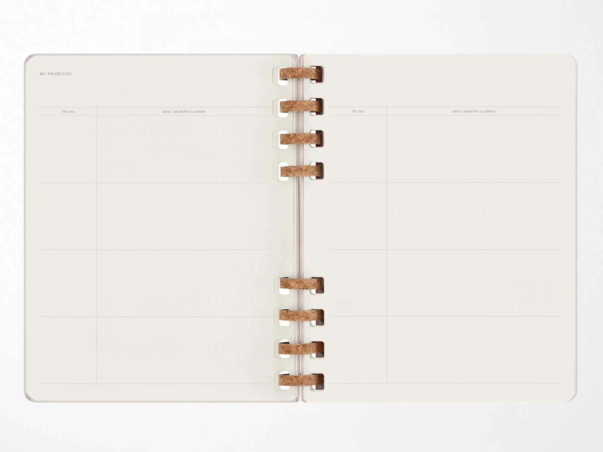 UNDATED Moleskine Life Spiral Planners - CRUSH GRAPE