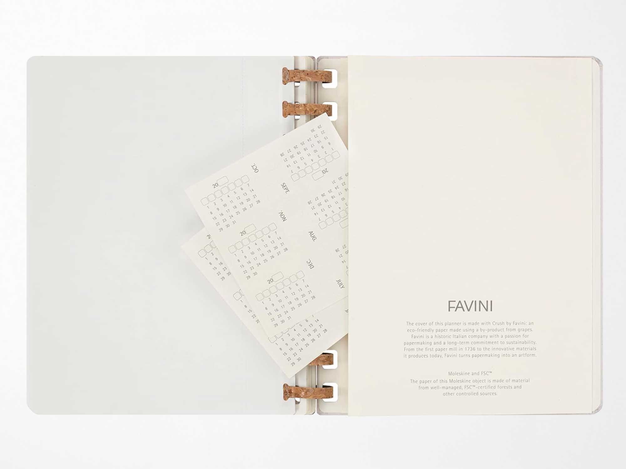UNDATED Moleskine Life Spiral Planners - CRUSH GRAPE