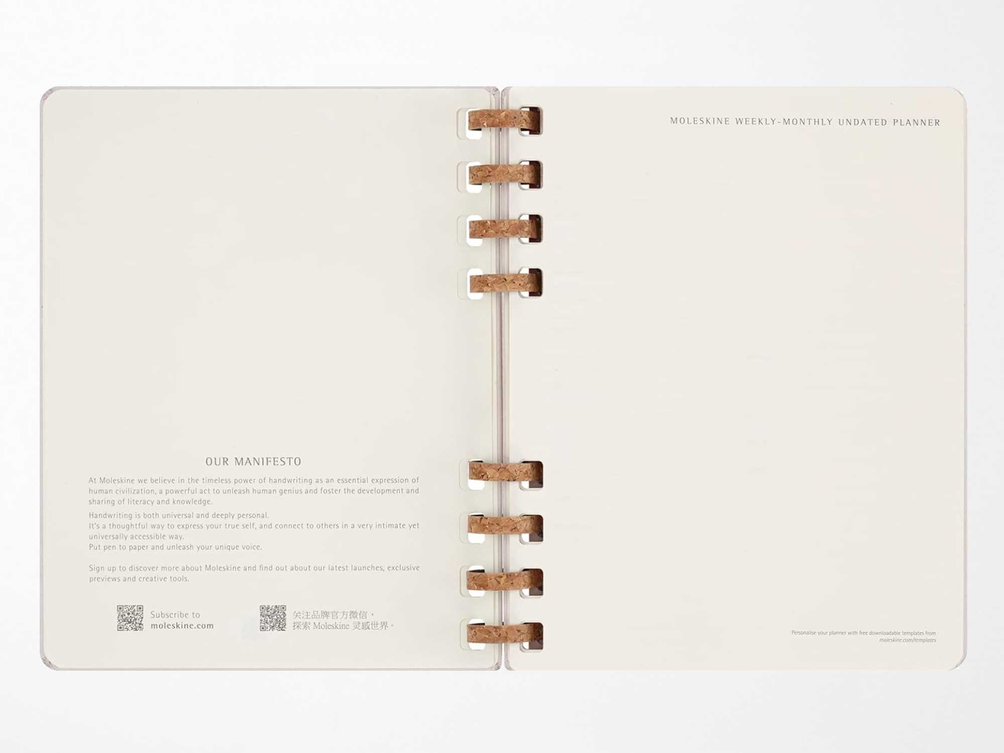 UNDATED Moleskine Life Spiral Planners - CRUSH GRAPE