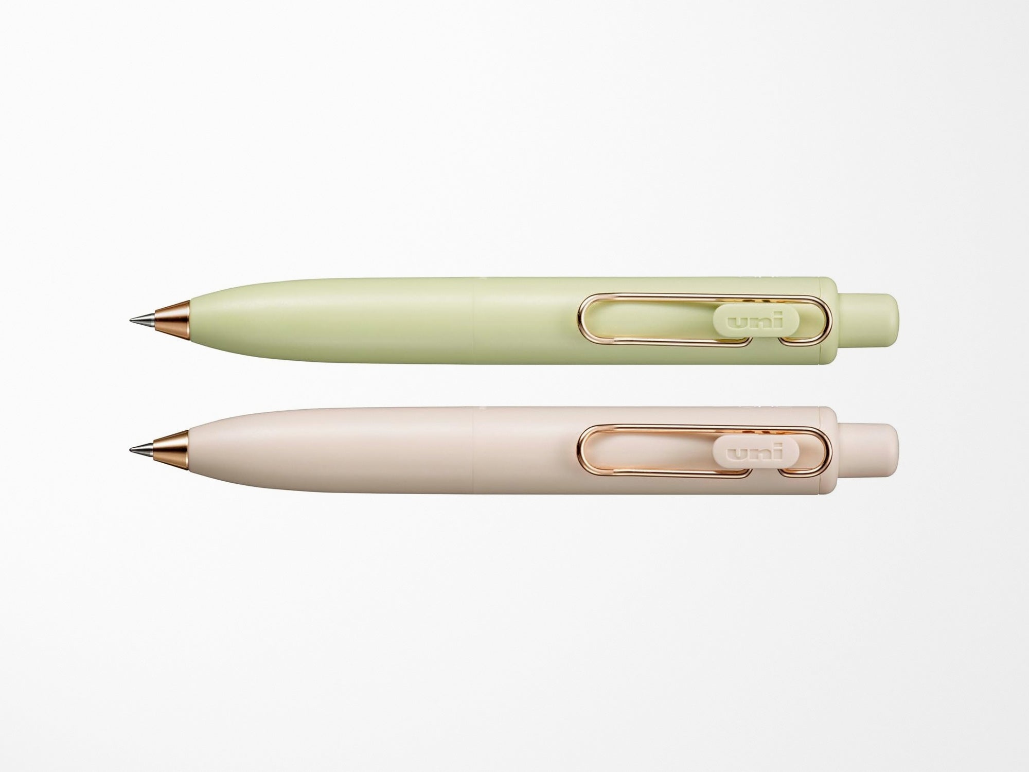 Uni-Ball One P Gel Pen with Rose Gold Clip