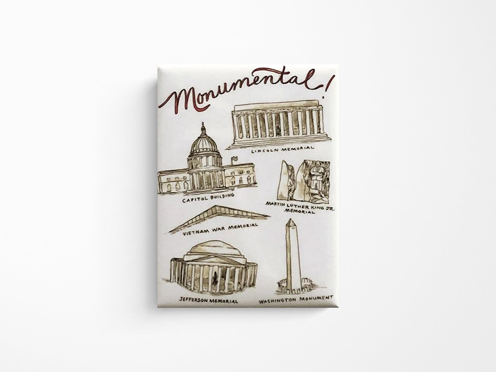 Washington DC Monumental! Magnet