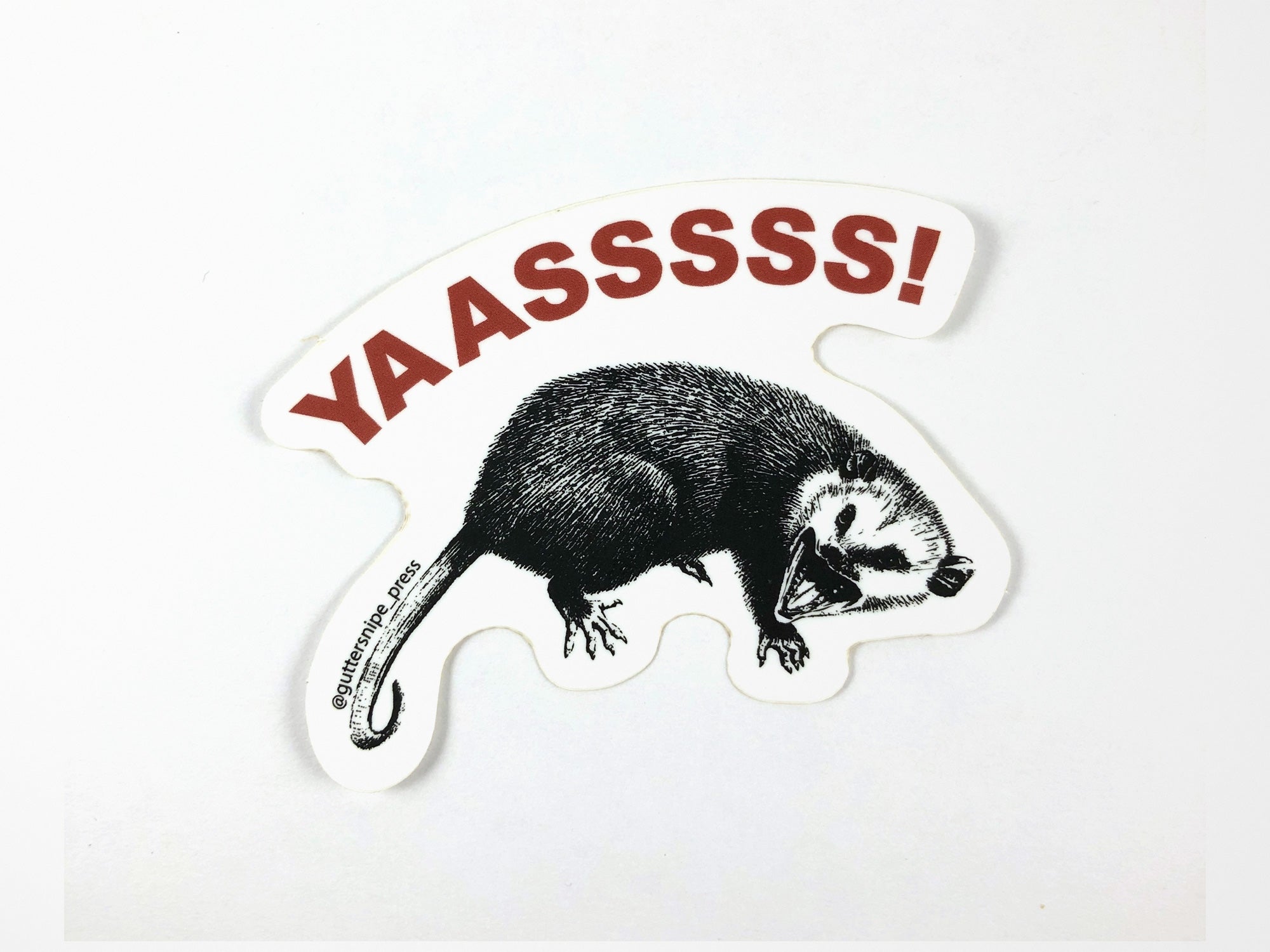 Yas Possum Sticker