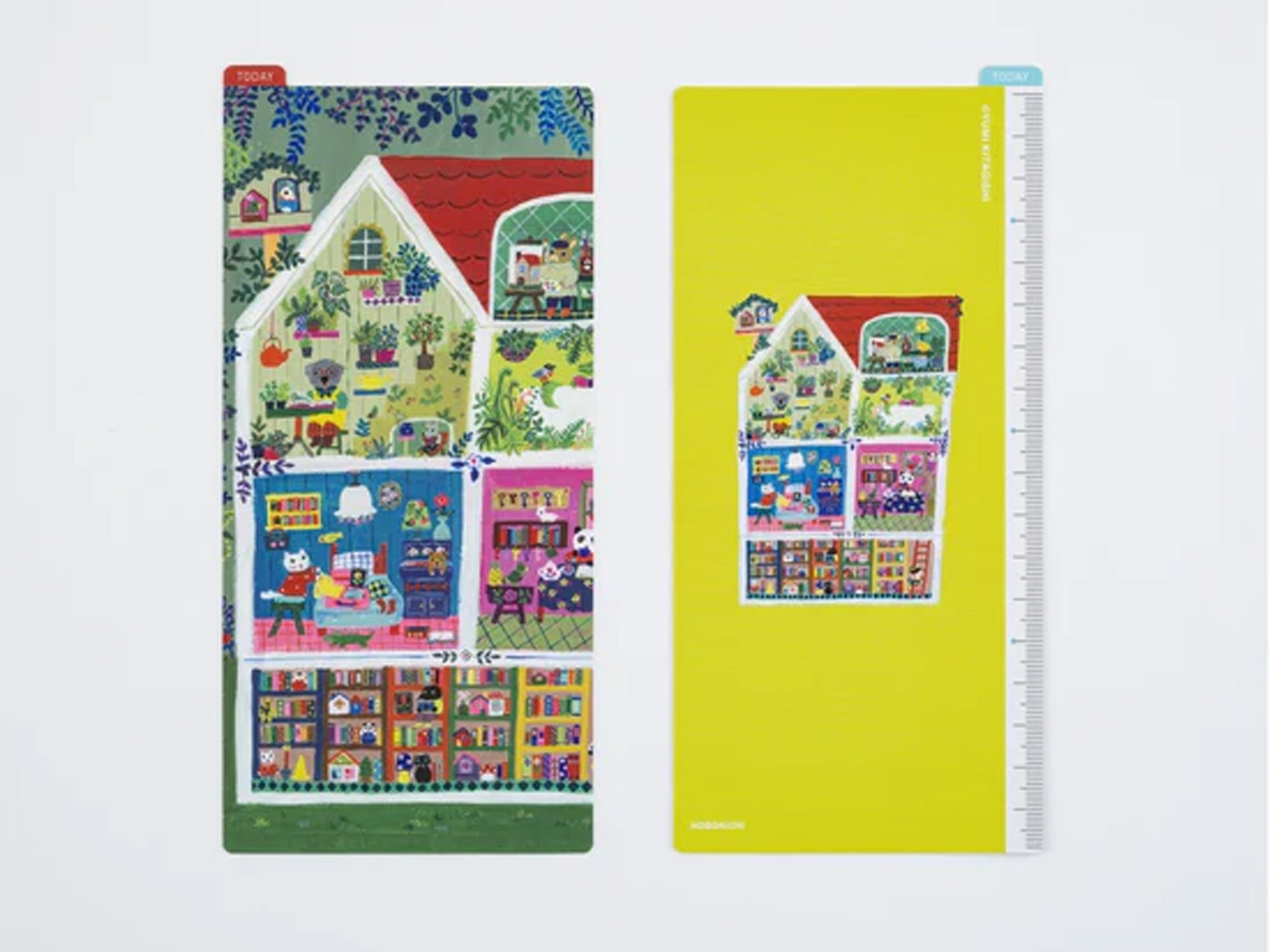 Yumi Kitagishi Hobonichi Pencil Board for Weeks - Animal Condo