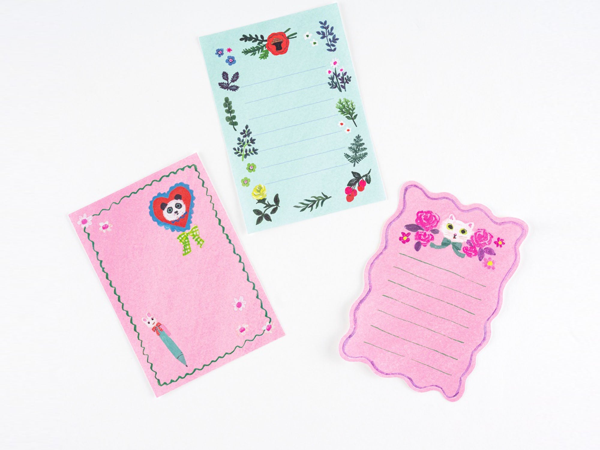 Yumi Kitagishi White Cat's Mini Letter Set