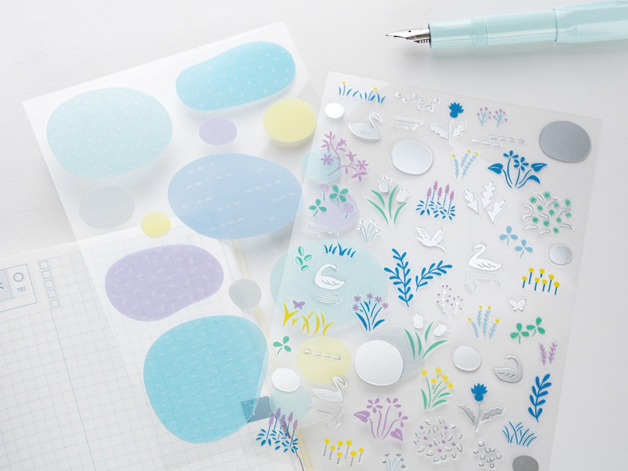 Yuri Sanae Layering Stickers - Forest Lake