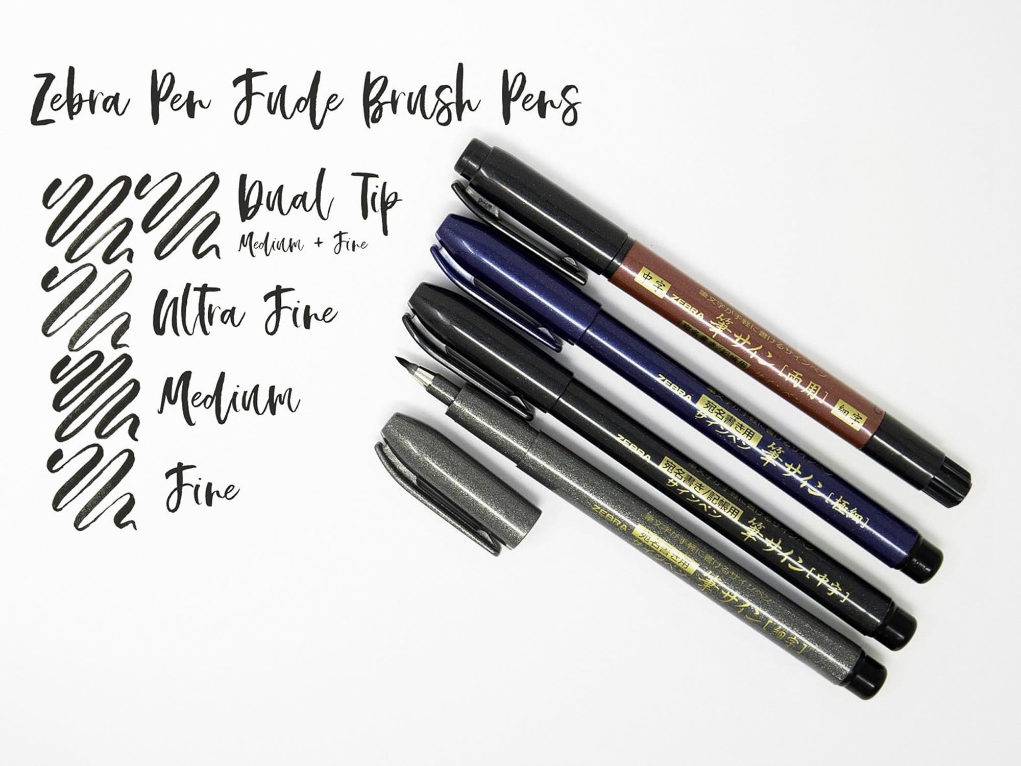 Zebra Zensations Fude Brush Pen - Fine Tip