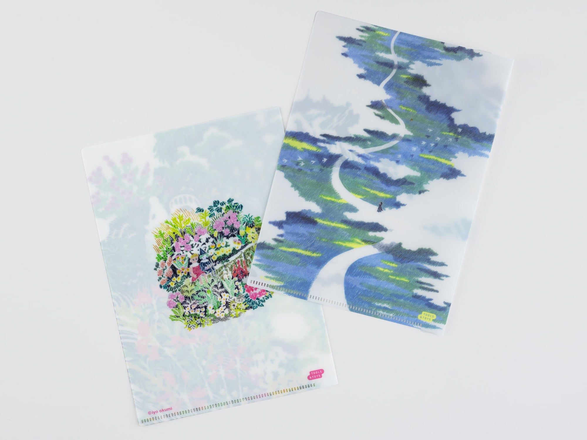 iyo okumi: Hobonichi Clear Folder Set of 2 for A5 Size*
