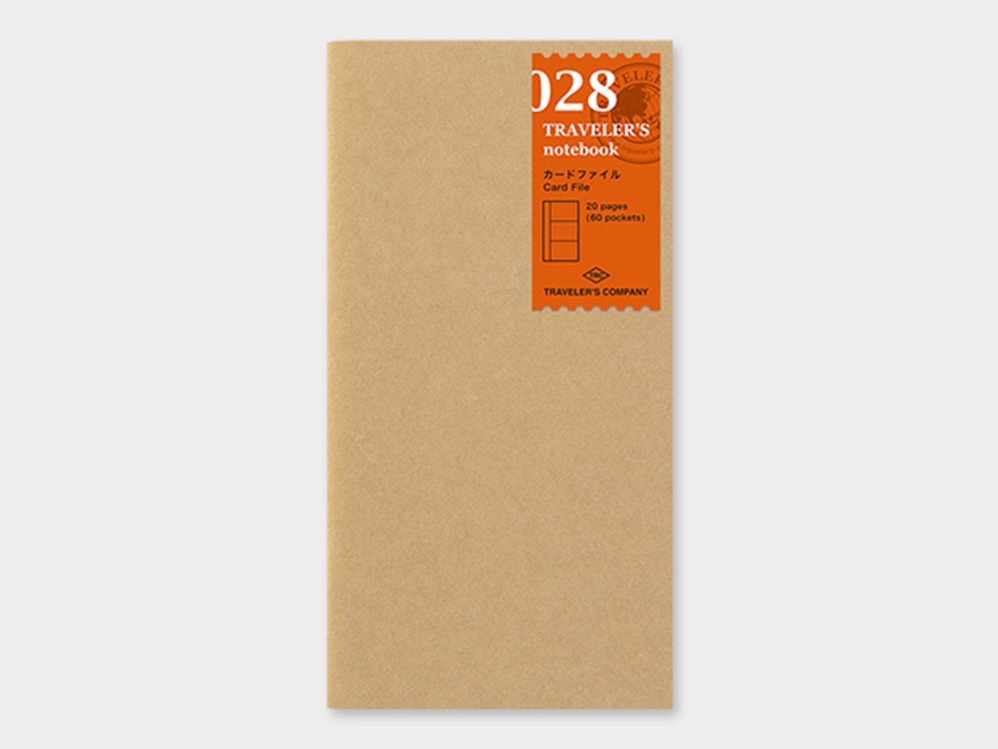 028 Card File TRAVELER'S Notebook - Regular Size