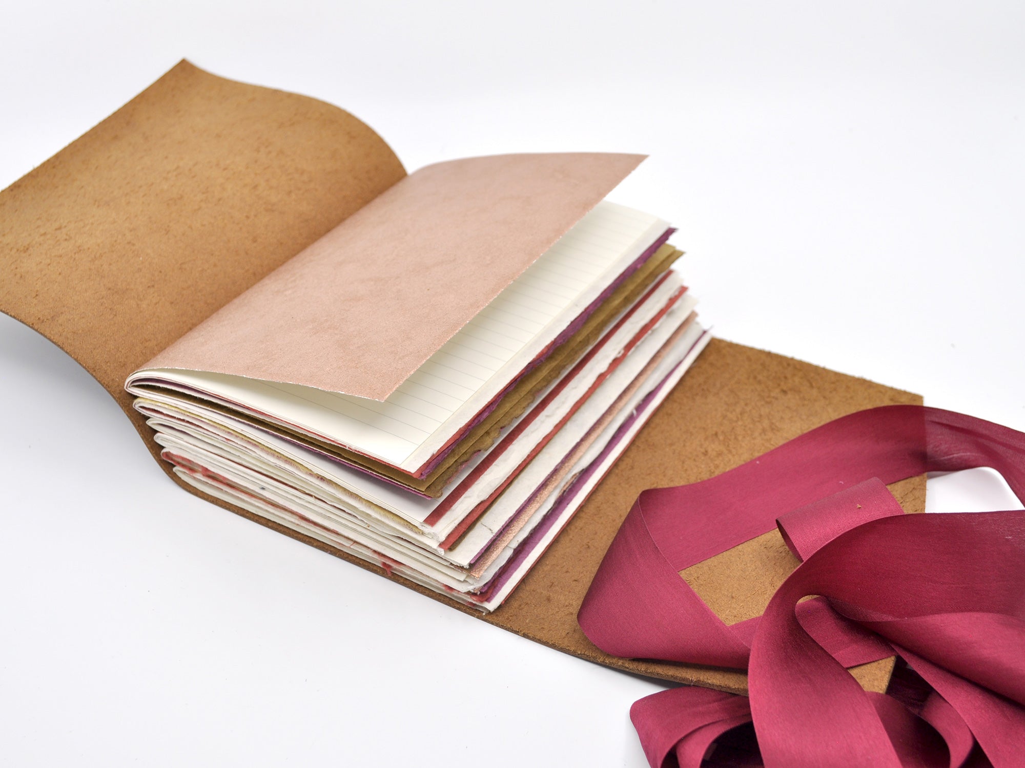 Japanese Maple One of a Kind Leather Journal